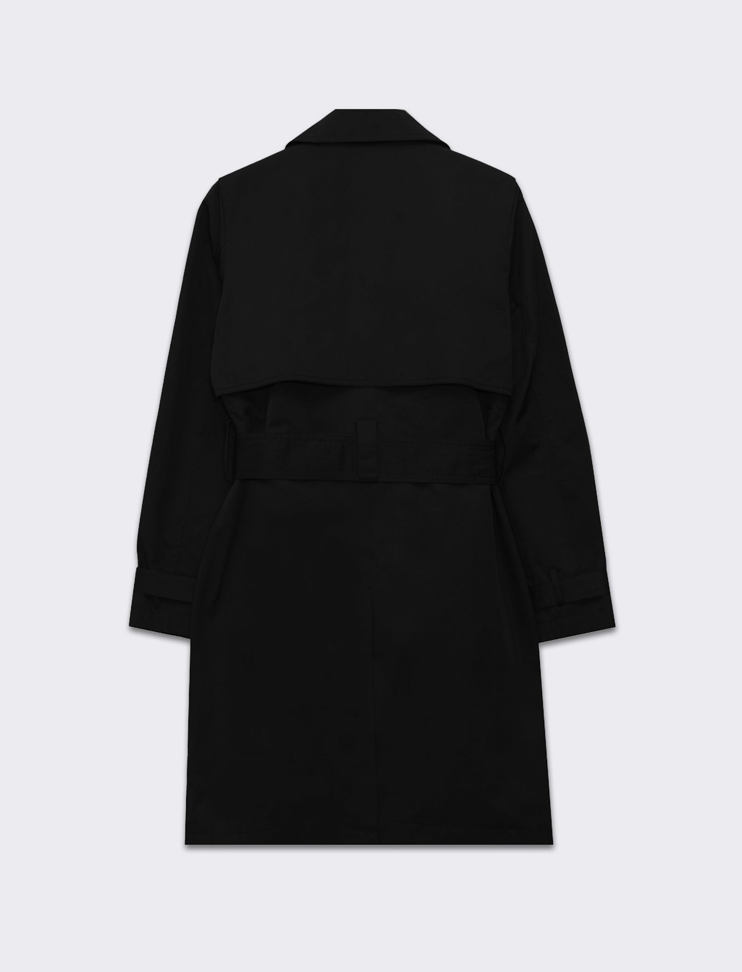 Trench con cintura da donna - Nero