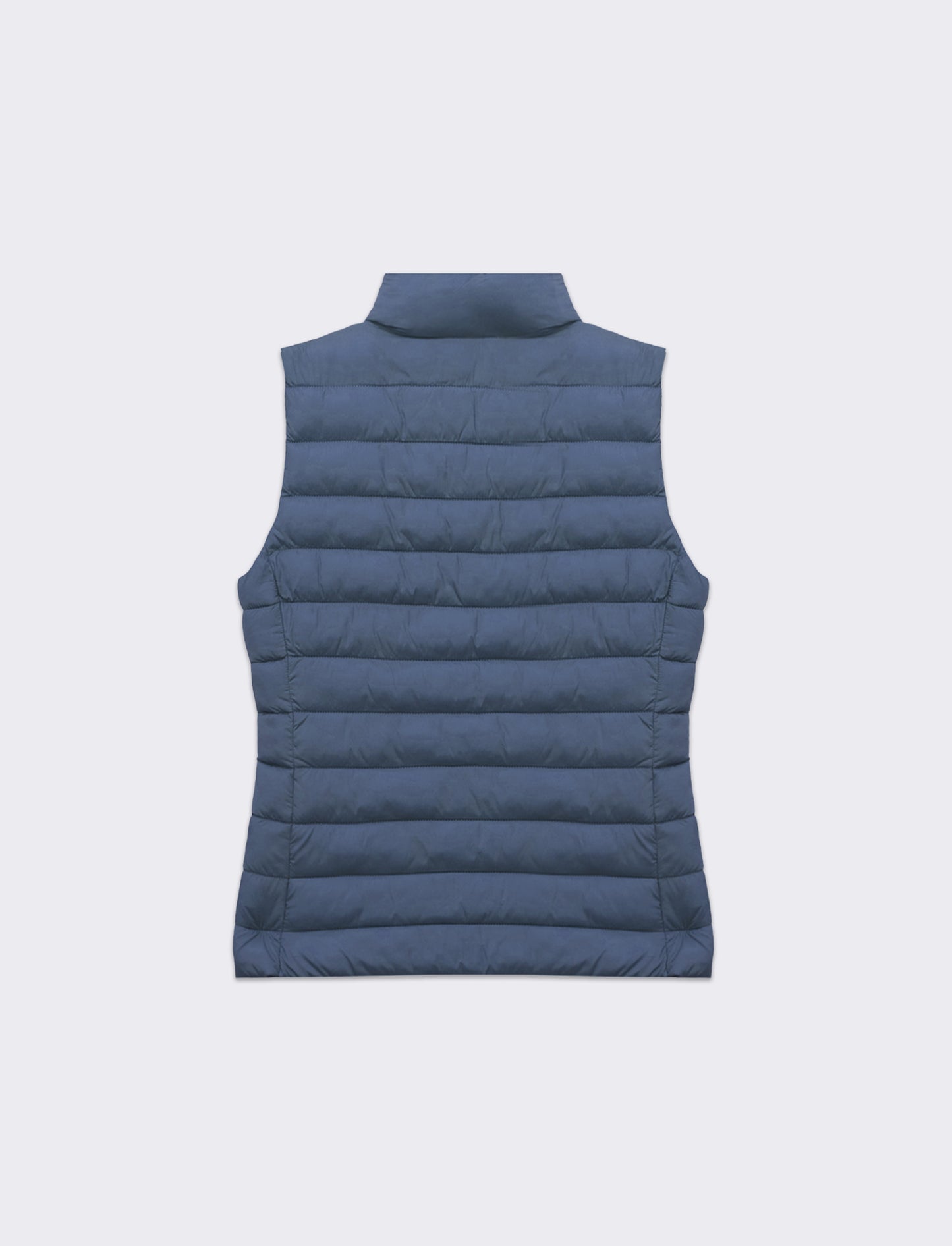 Giubbotto smanicato imbottito da donna - Denim