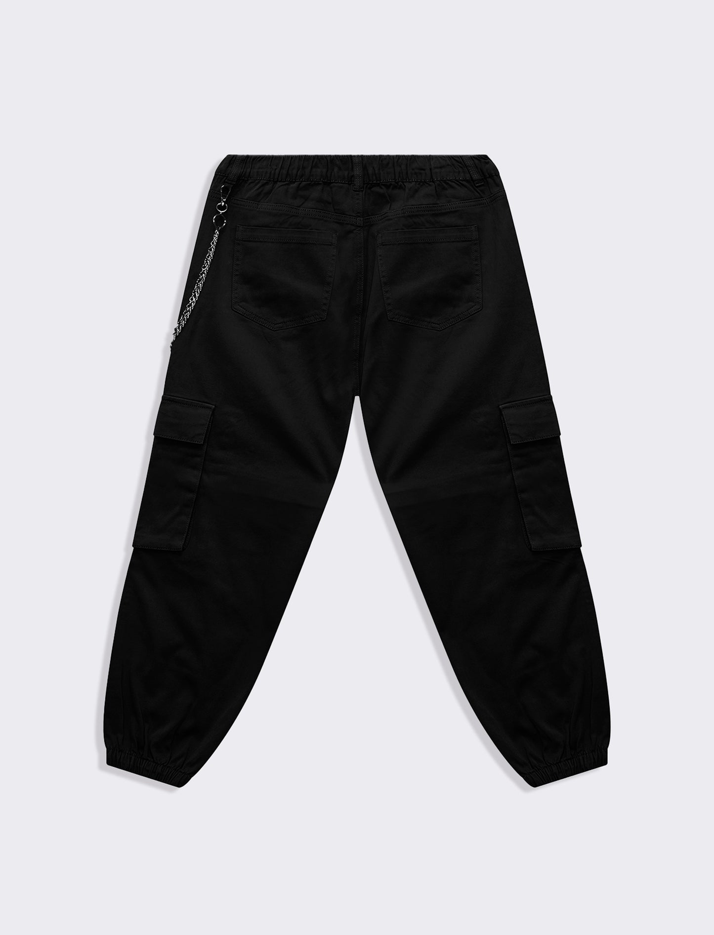Woman's chain detail pants - Black