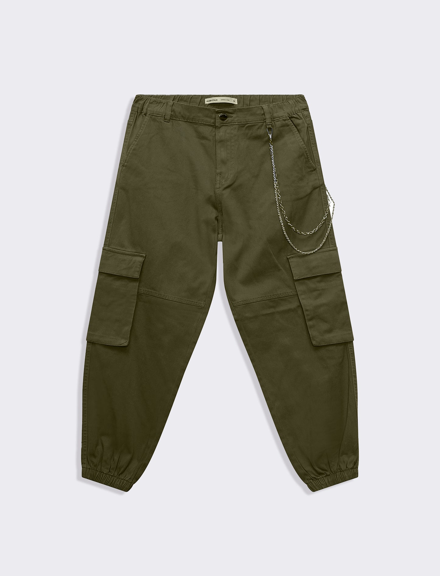 Pantalone con dettaglio catena da donna - Kaky 1