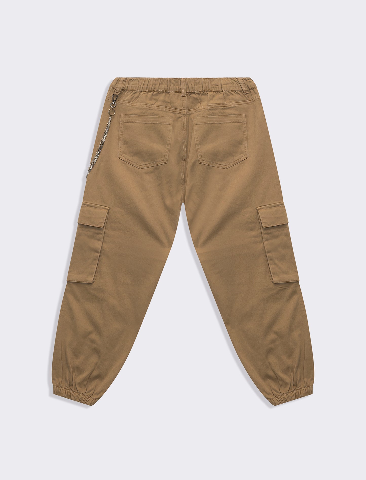 Woman's chain detail pants - Beige