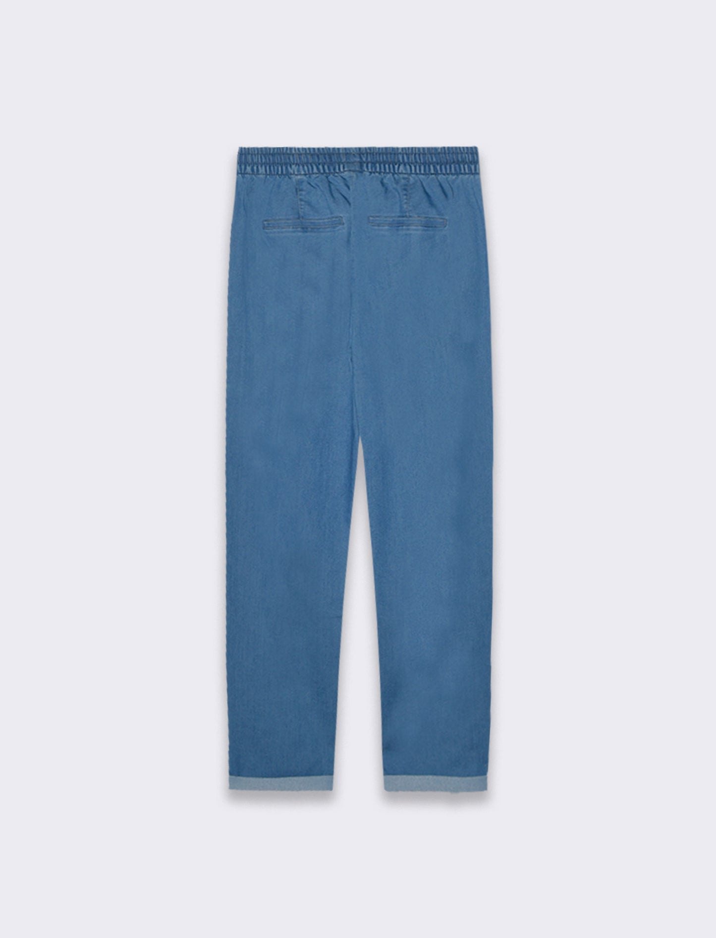 Pantalone con coullisse da donna - Denim