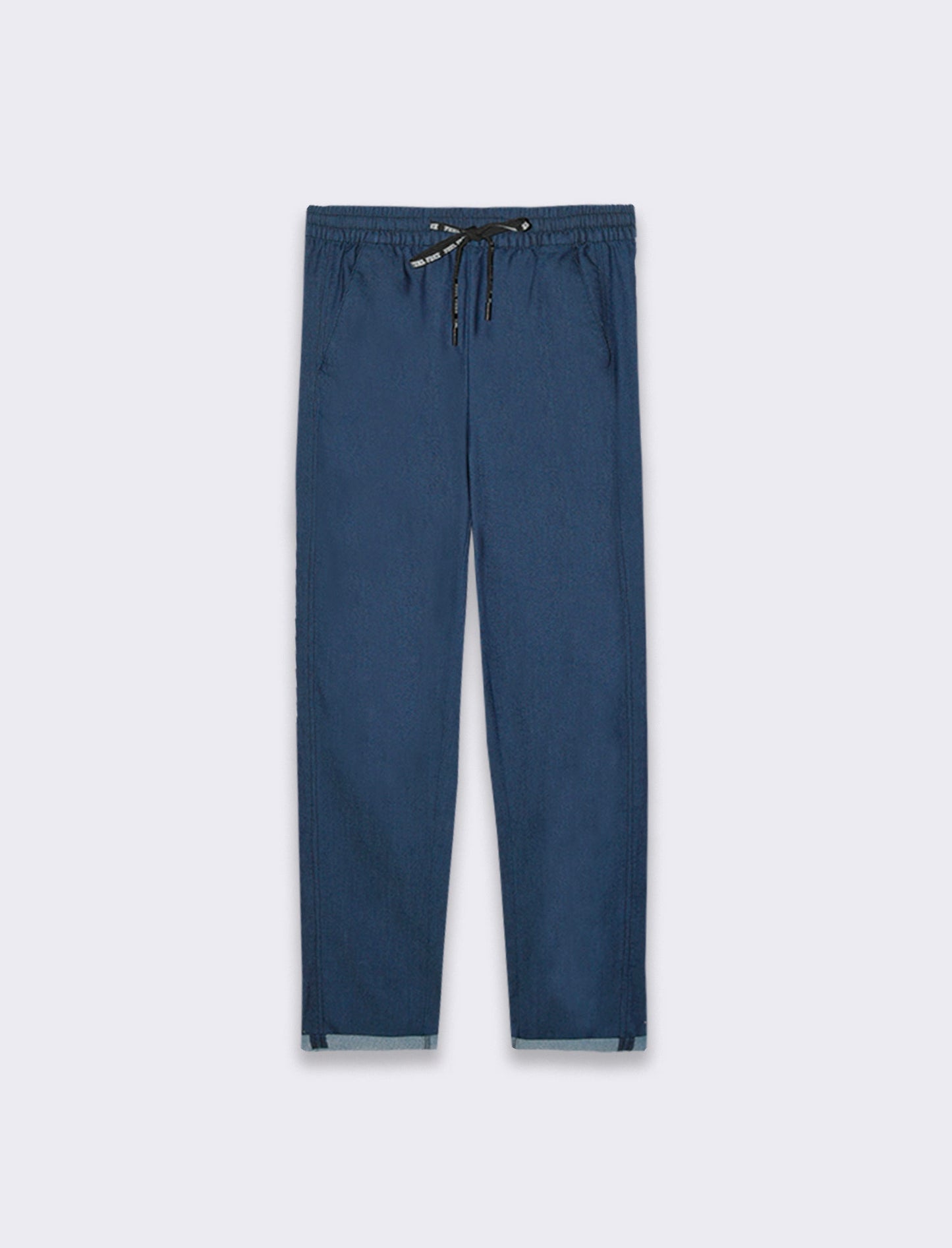 Pantalone con coullisse da donna - DENIM SCURO