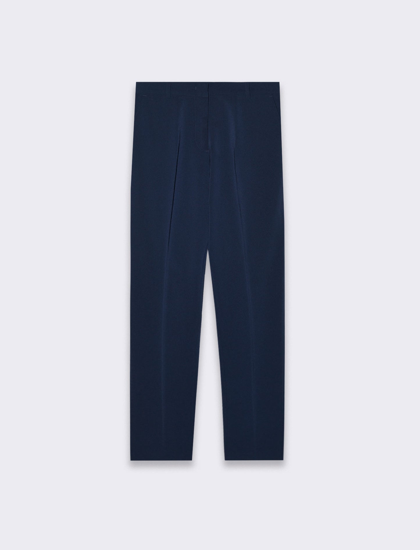 Pantalone skinny con elastico in vita da donna - Blu