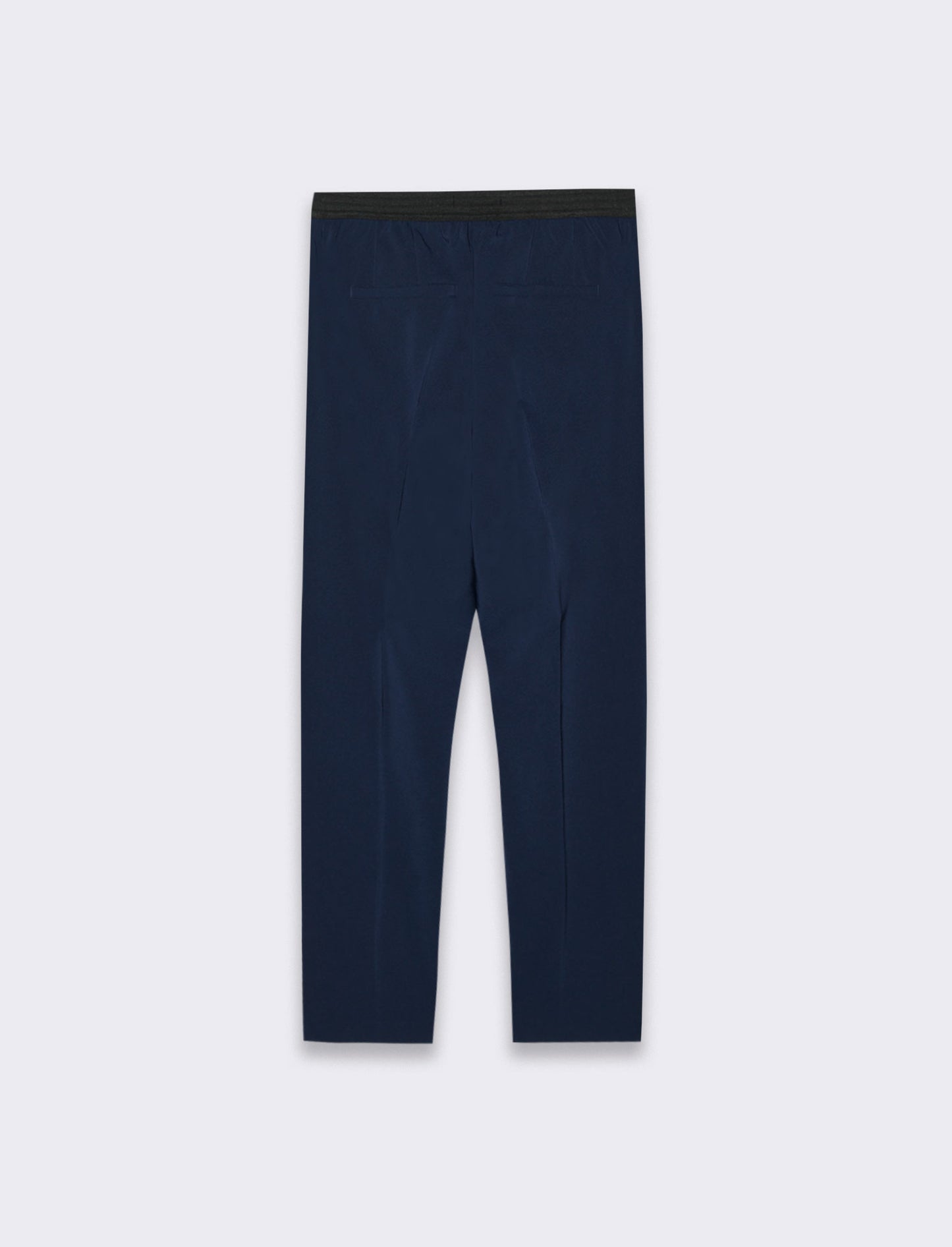 Pantalone skinny con elastico in vita da donna - Blu