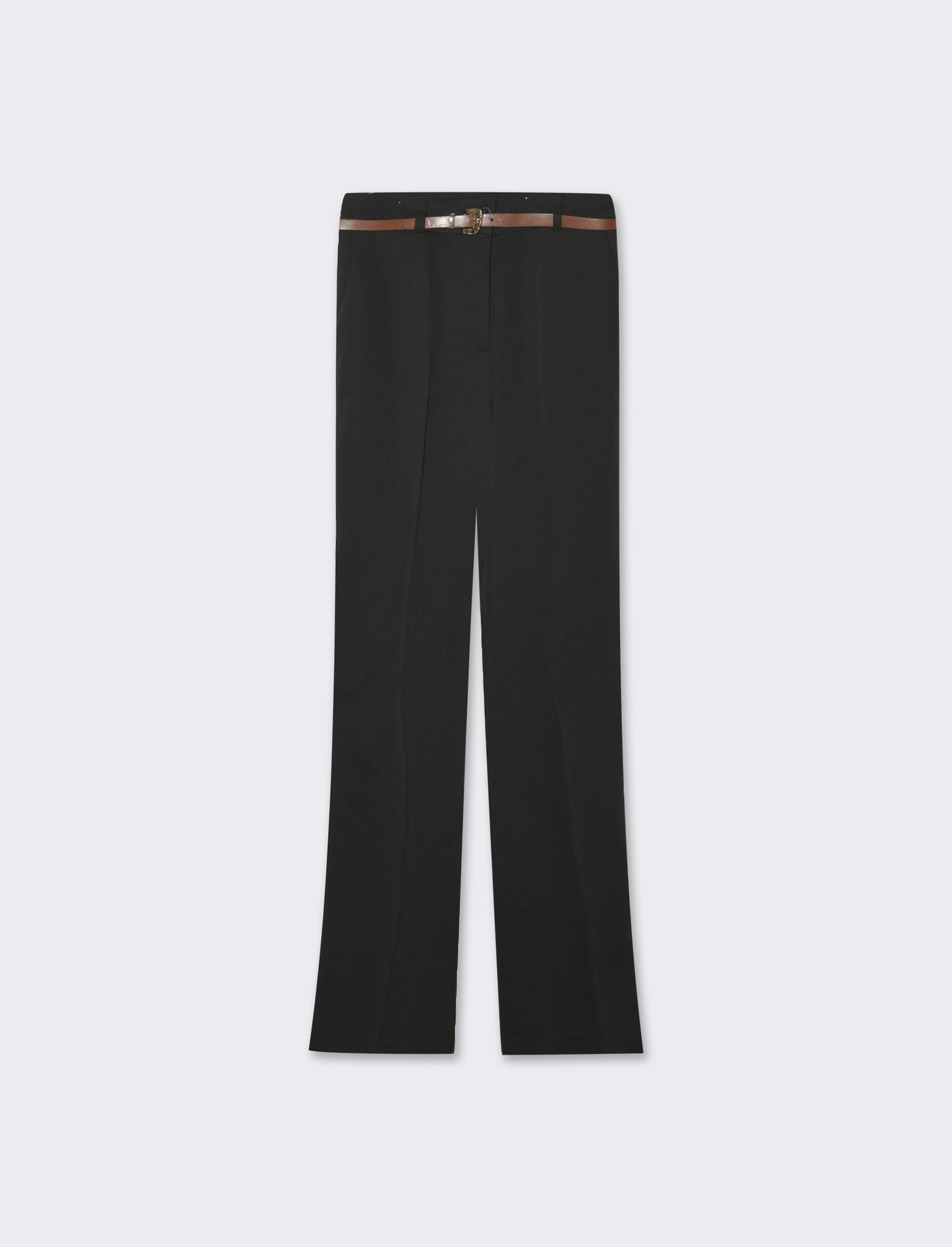 Pantalone con cintura da donna - Nero