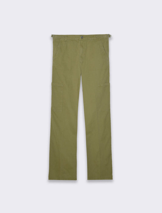 Pantalone cargo con vita regolabile da donna - Kaky 1