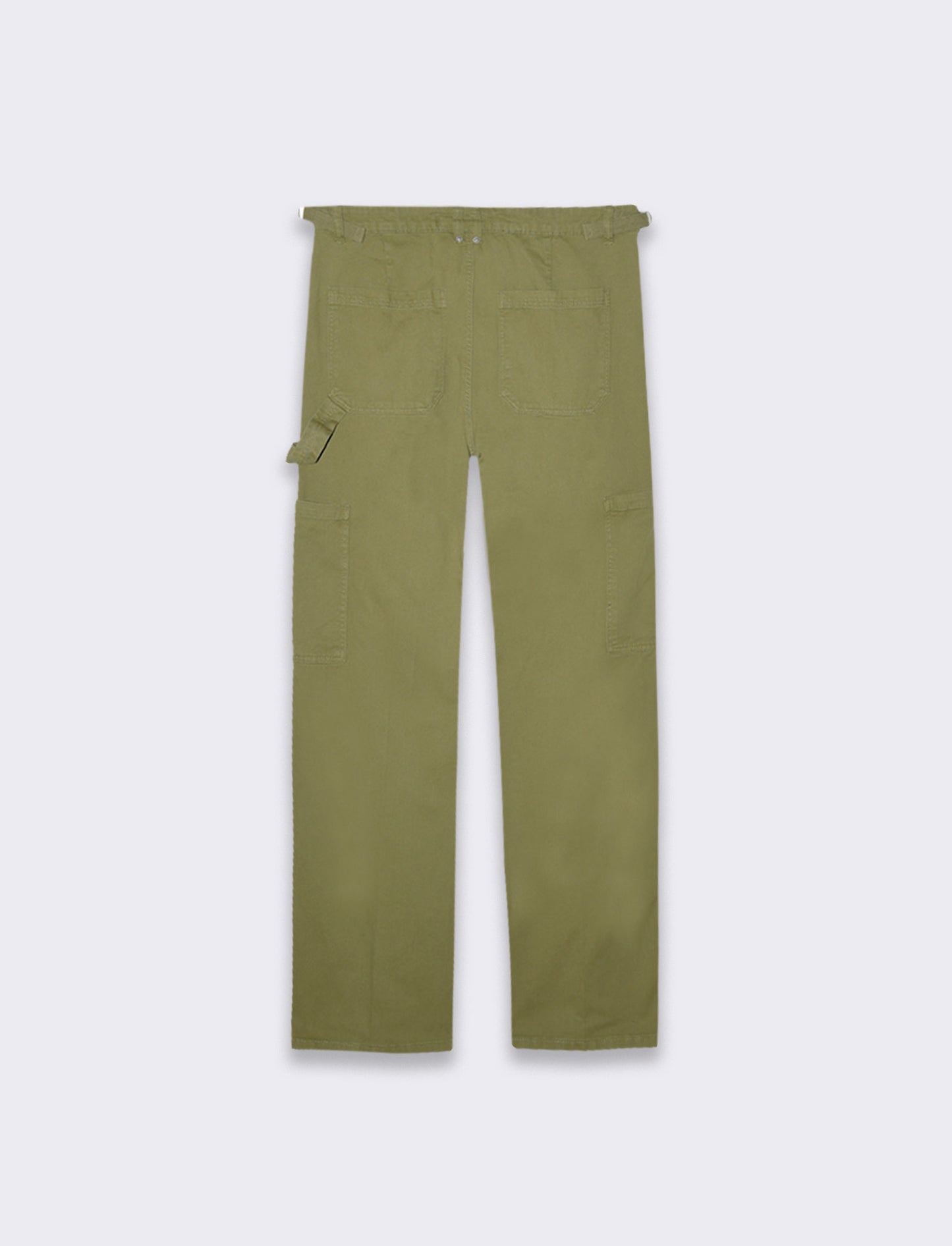 Woman's adjustable waist cargo pants - Green