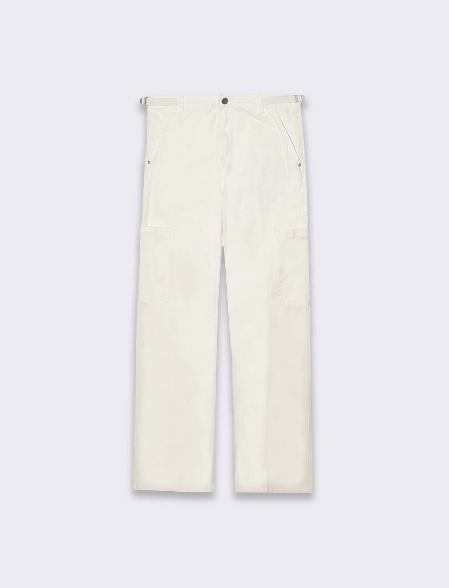 Pantalone cargo con vita regolabile da donna - Avorio
