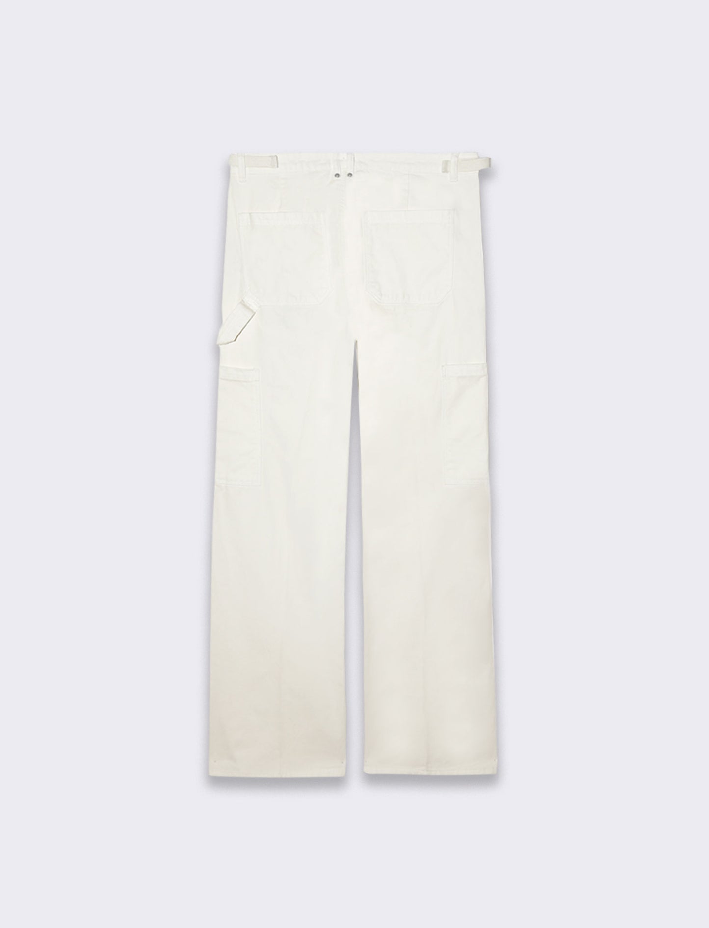 Pantalone cargo con vita regolabile da donna - Avorio