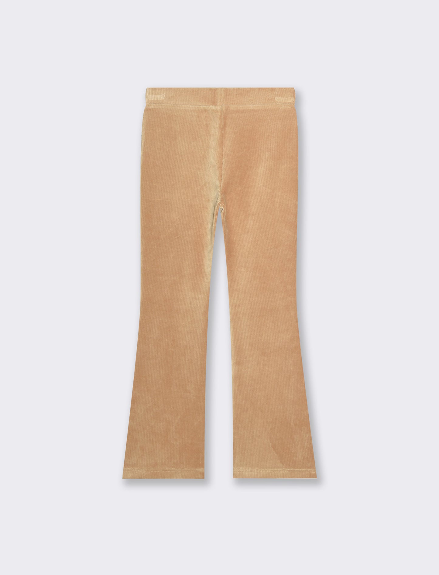Leggings a zampa in velluto elastico da bambina - Caffe'