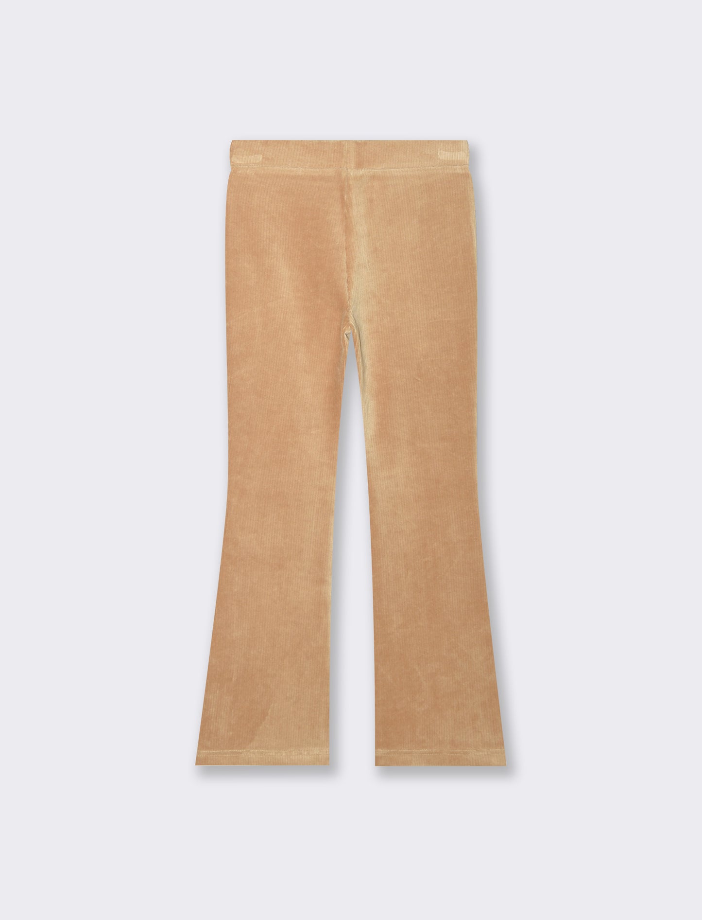 Leggings a zampa in velluto elastico da bambina - Caffe'