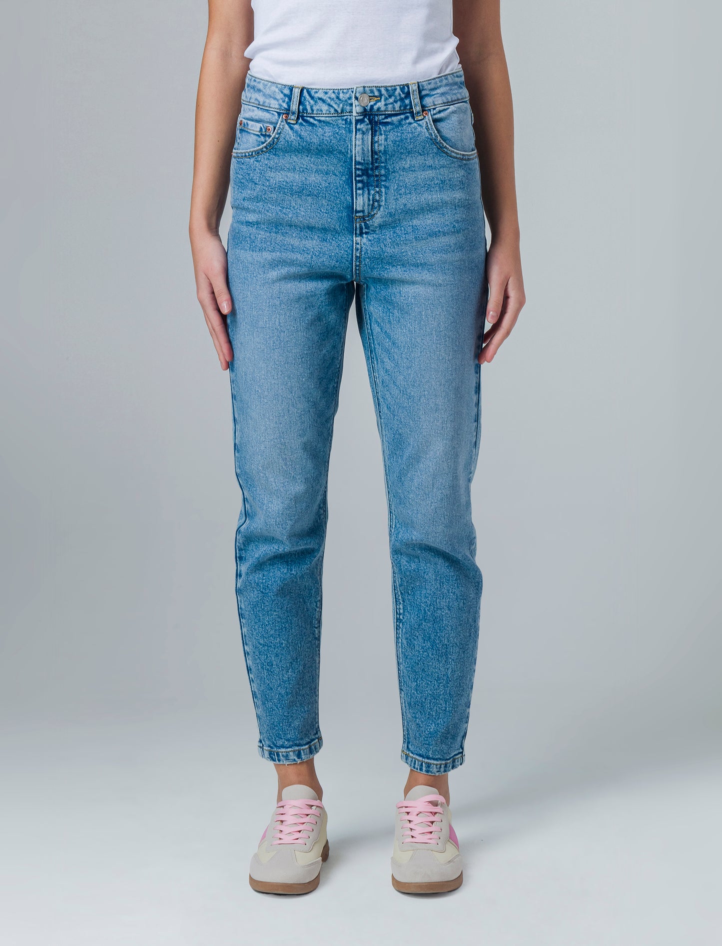 Jeans mom fit da donna - Denim