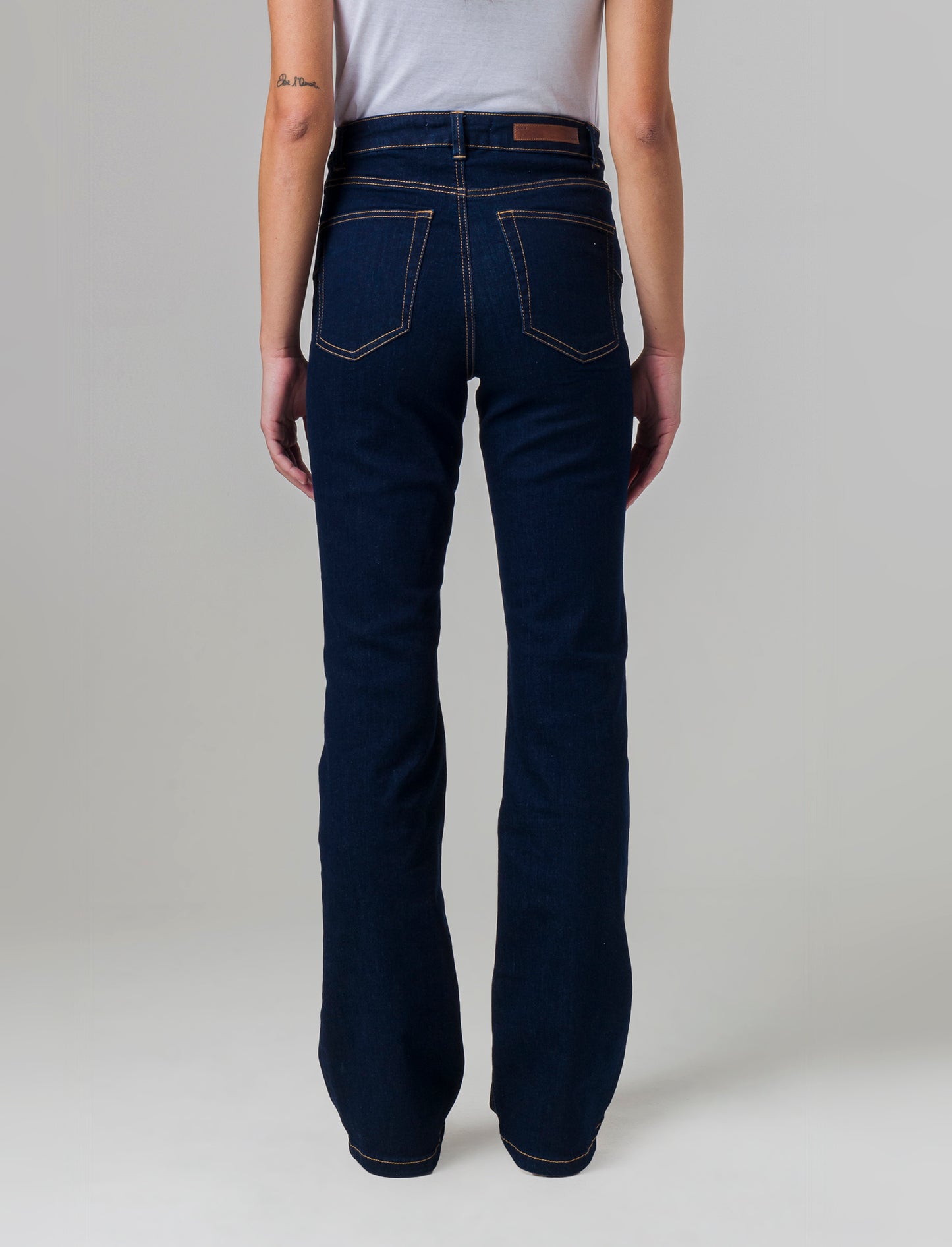Jeans a zampa da donna - DENIM SCURO