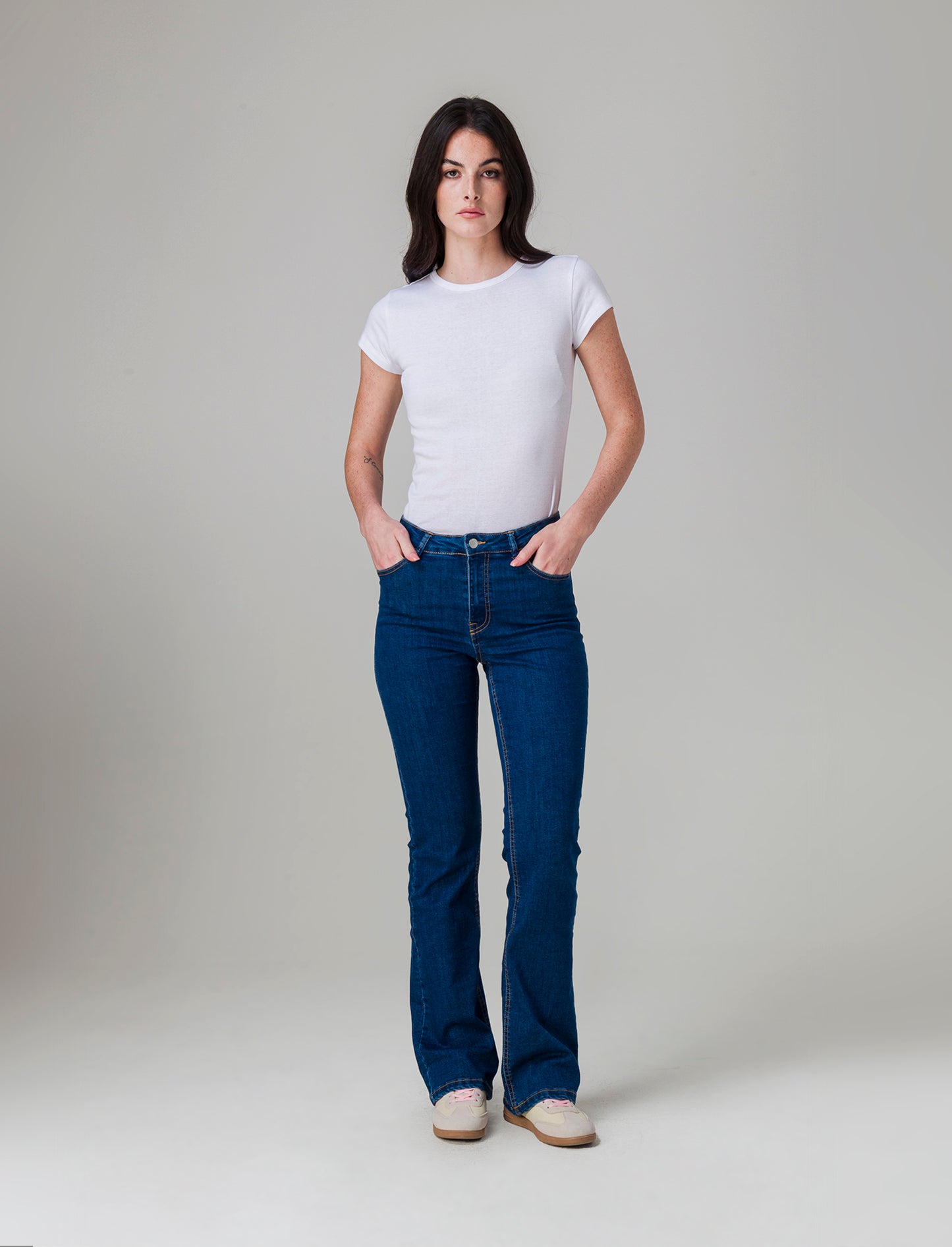 Jeans a zampa da donna - Denim