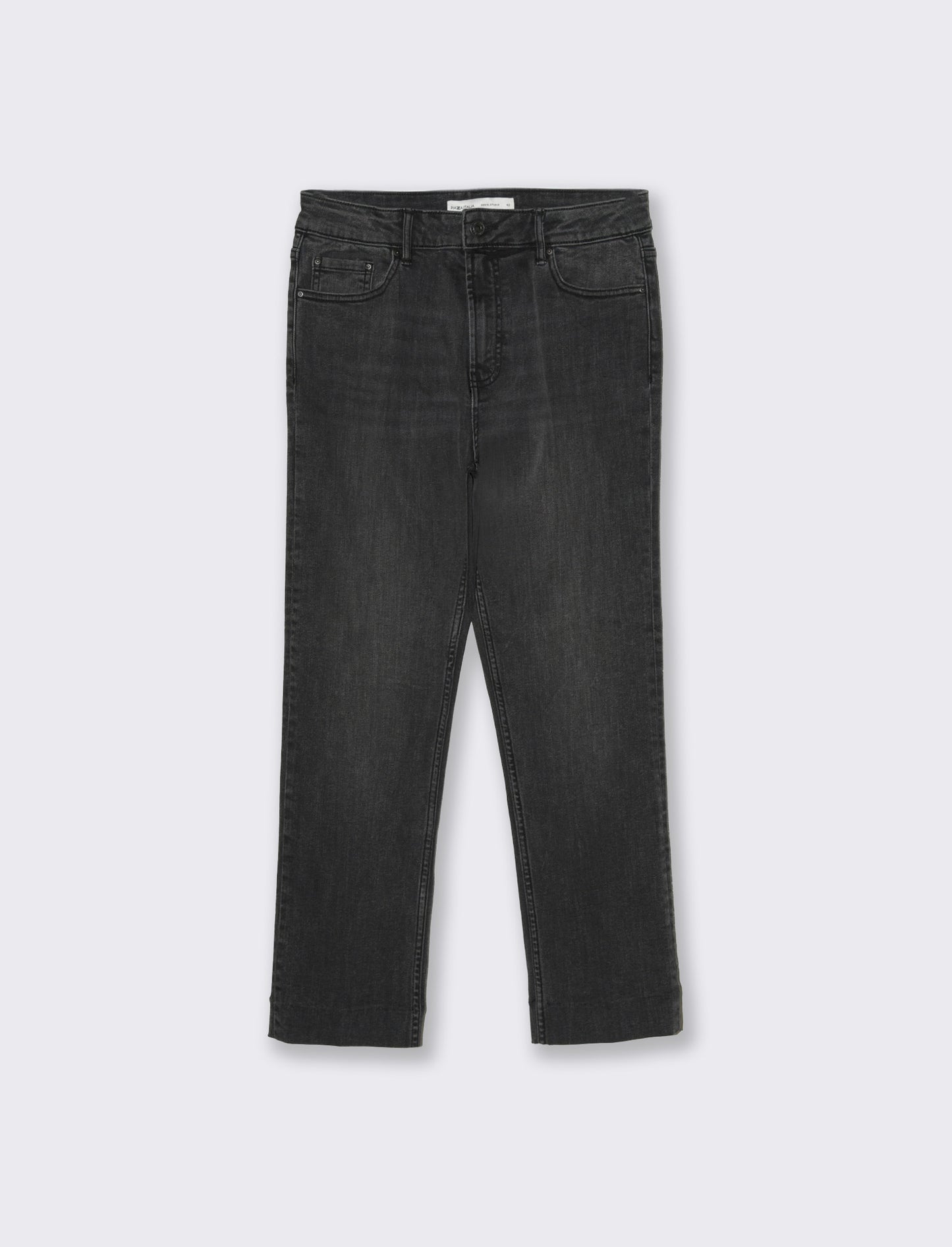 Jeans a gamba larga alla caviglia da donna - Nero