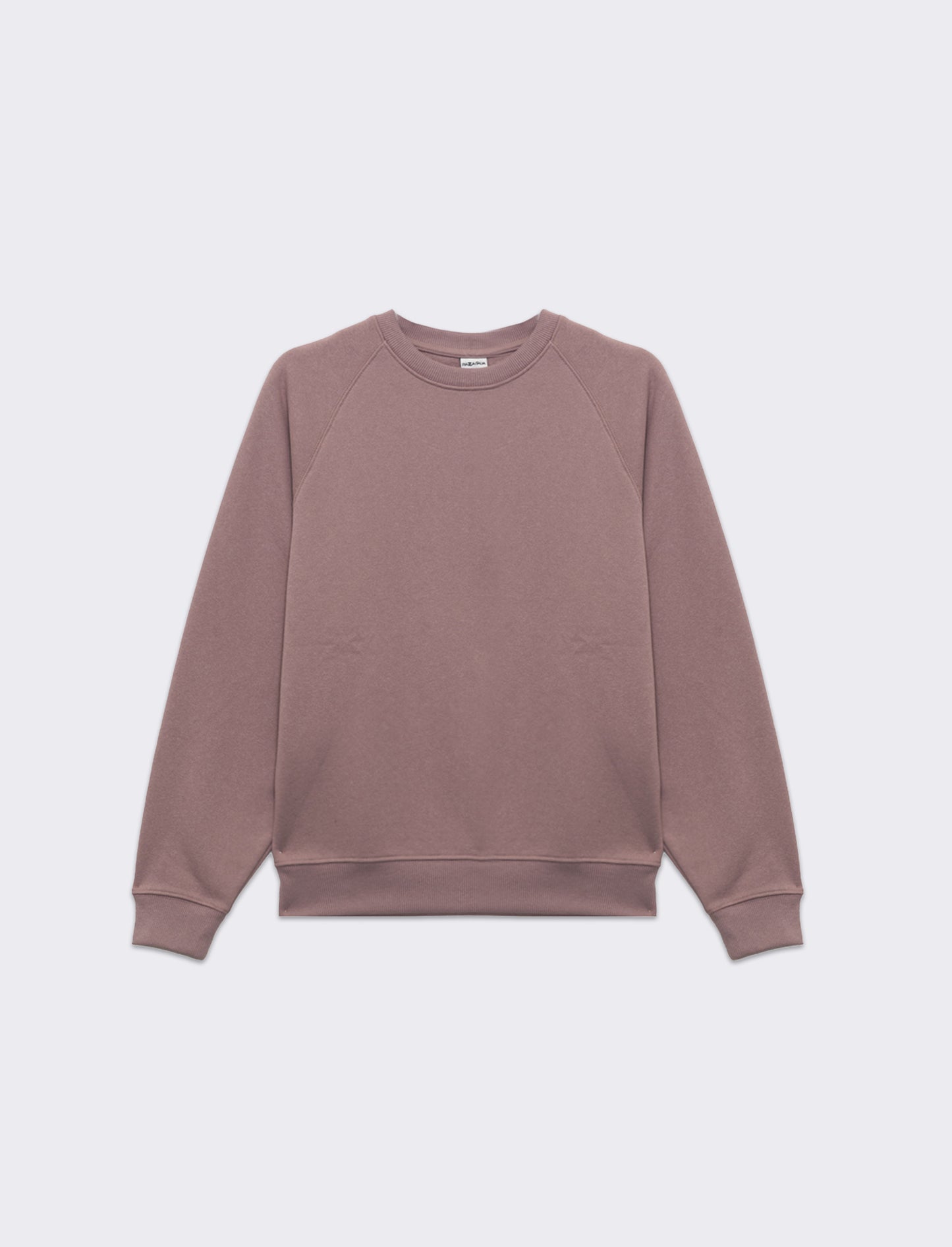 Felpa girocollo manica lunga da donna - Rosa antico