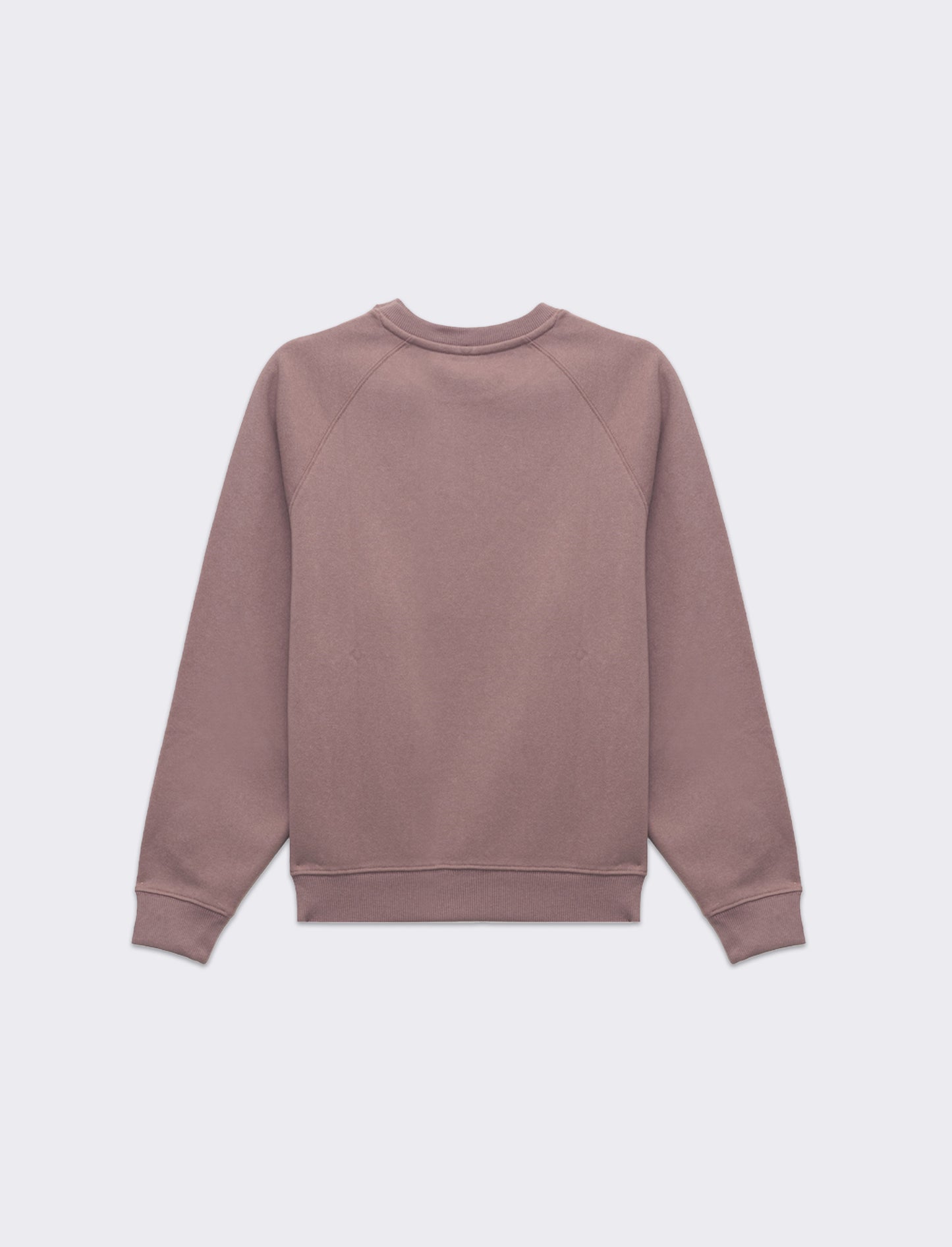 Felpa girocollo manica lunga da donna - Rosa antico