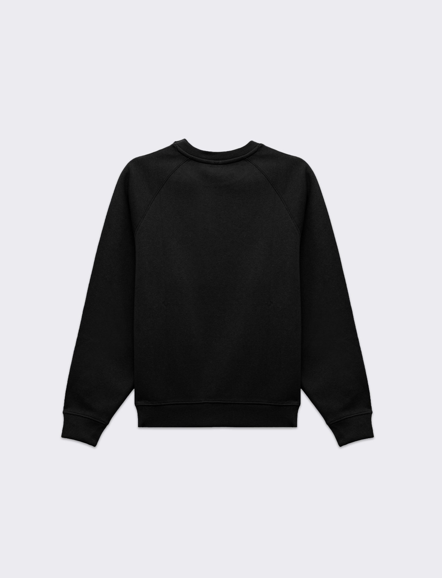 Woman's long sleeve crew neck sweatshirt - Black