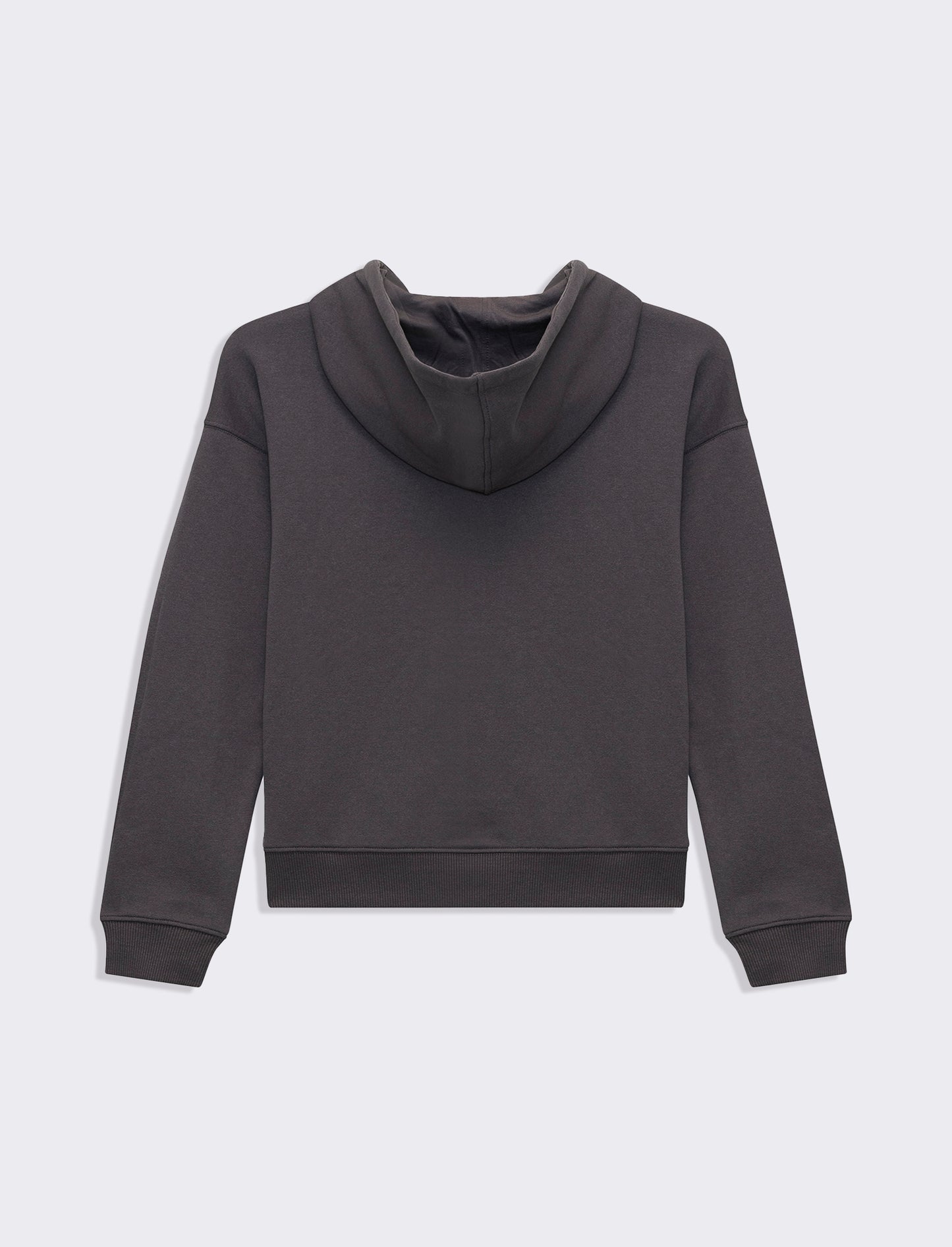 Felpa con cappuccio e zip da donna - Grigio piombo