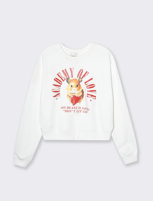 Woman's long sleeve crop hoodie - 