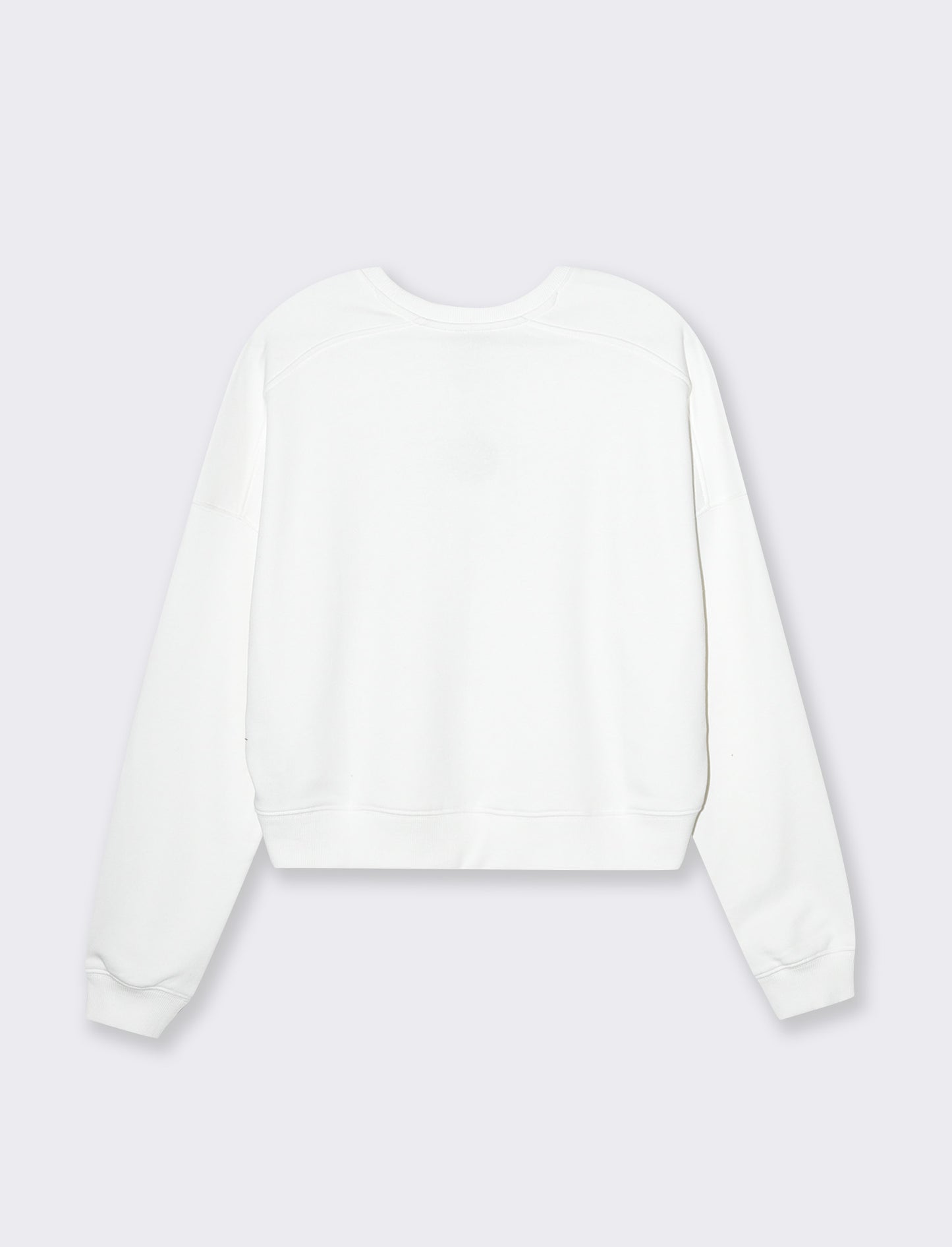 Felpa crop manica lunga da donna - var 1