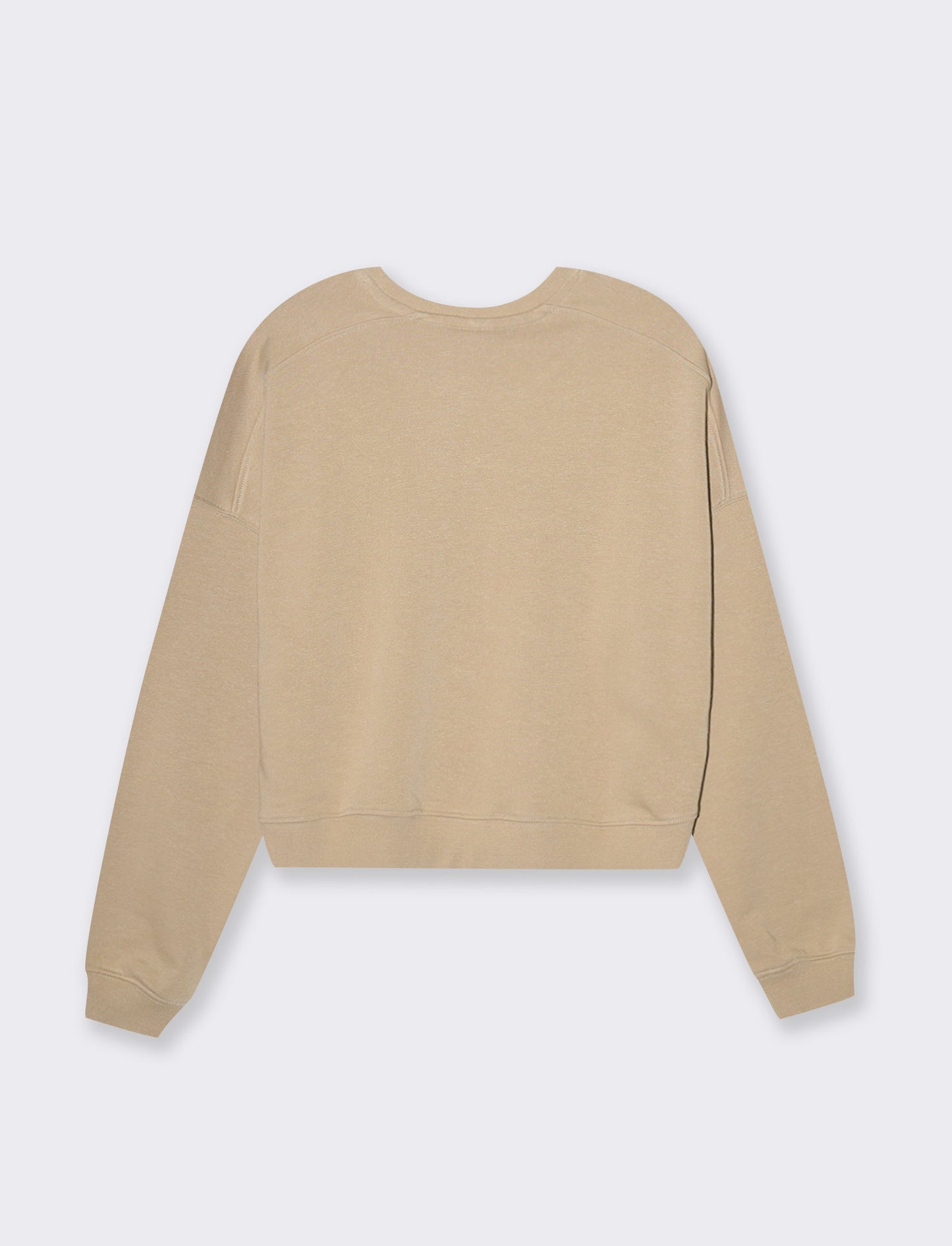 Felpa crop manica lunga da donna - var 2