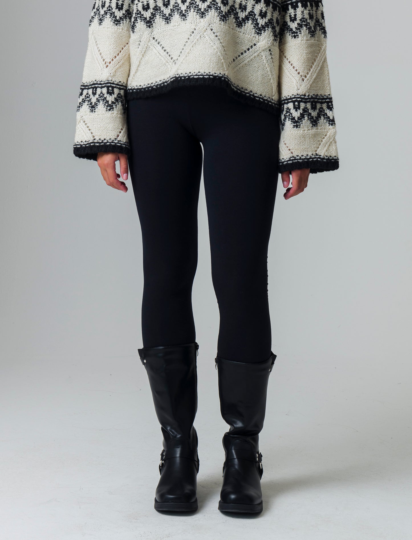 Leggings basico da donna - Nero
