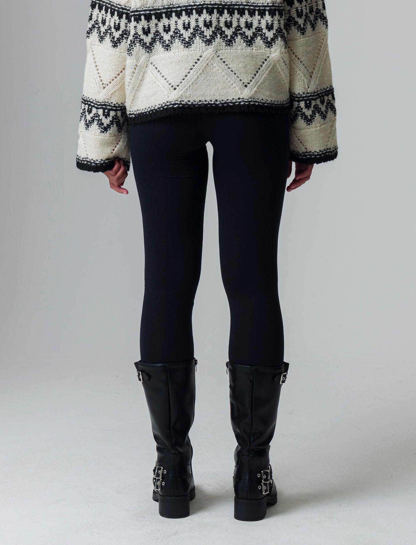 Leggings basico da donna - Nero