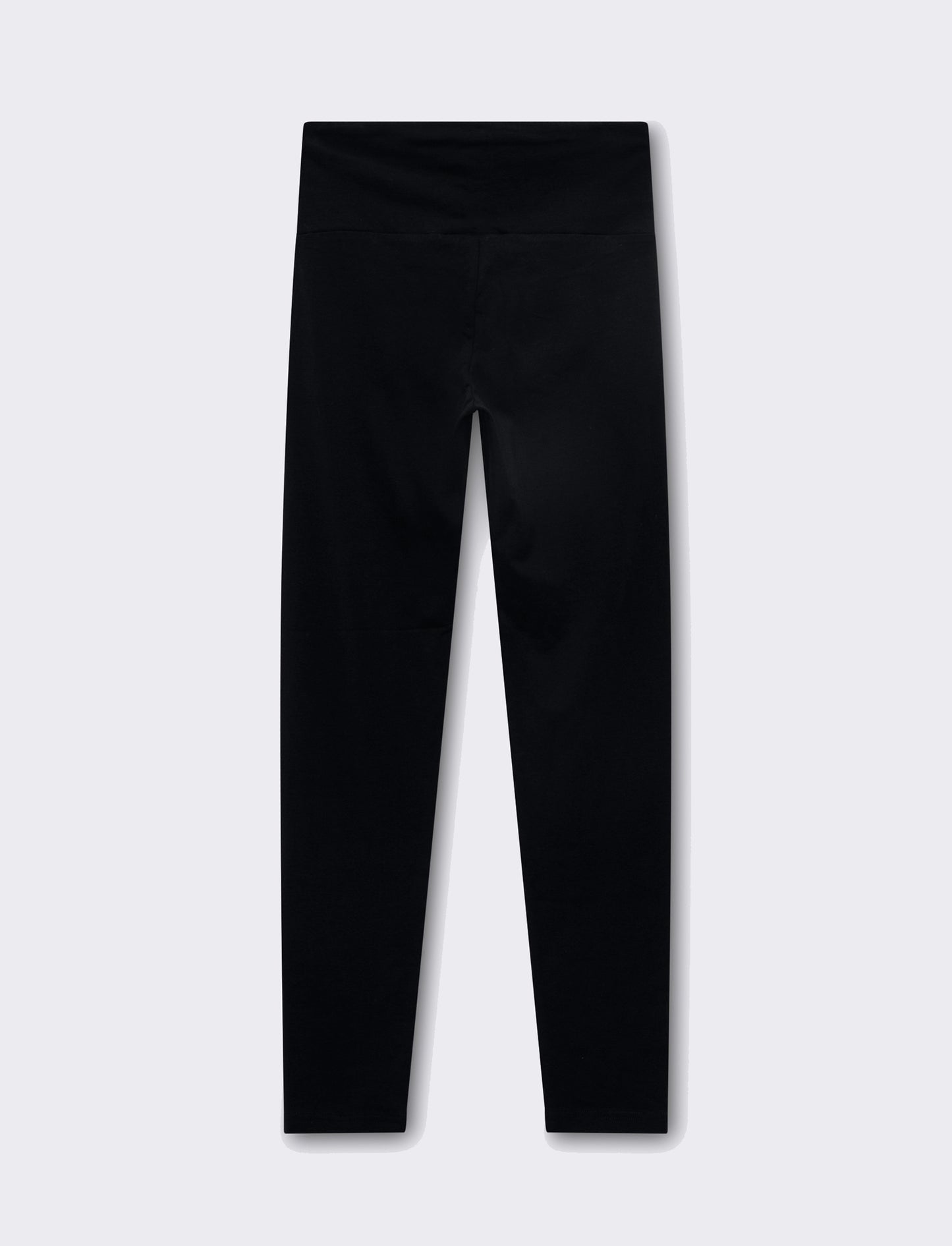 Leggins basico vita alta da donna - Nero