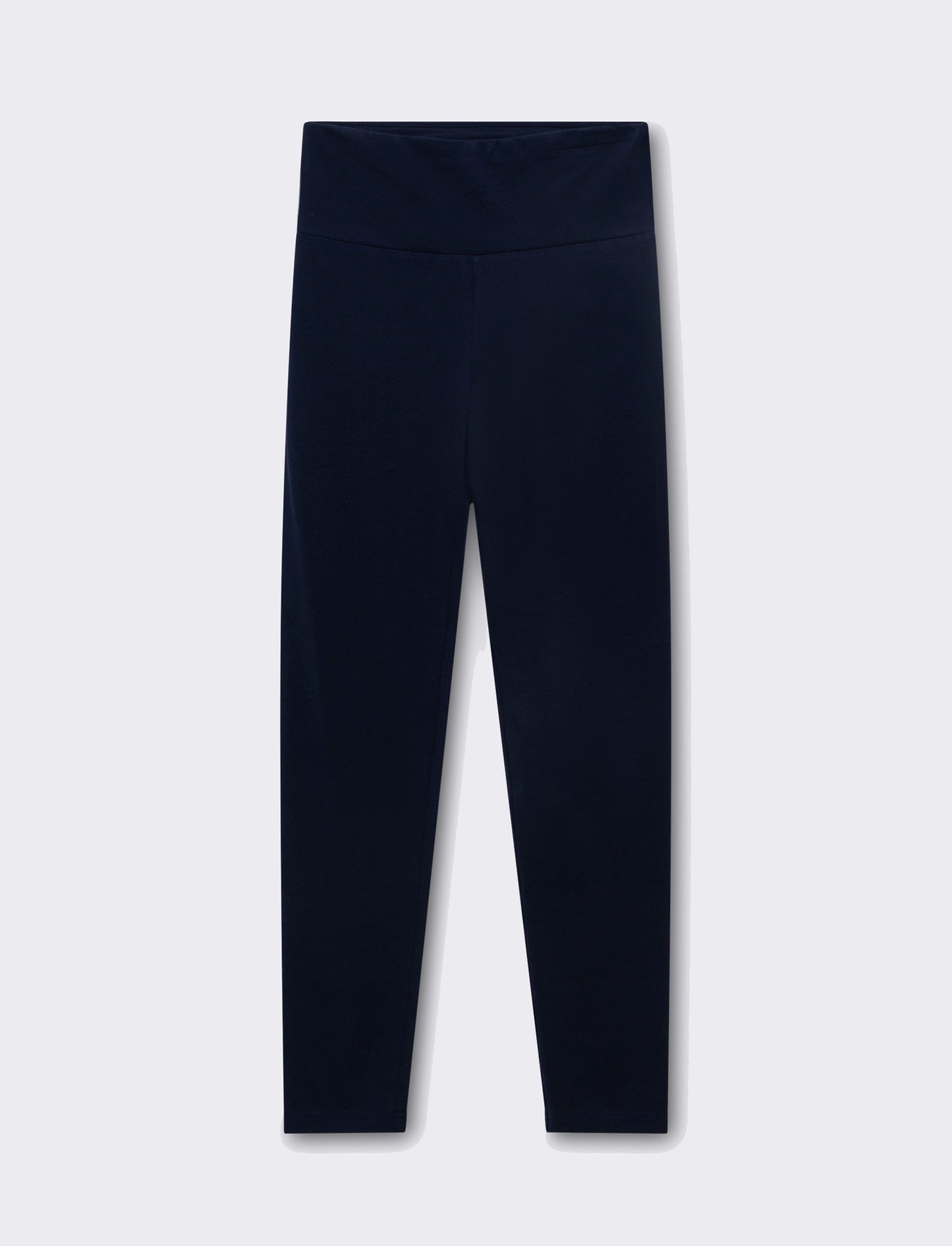 Woman's high waist basic leggings - Blue