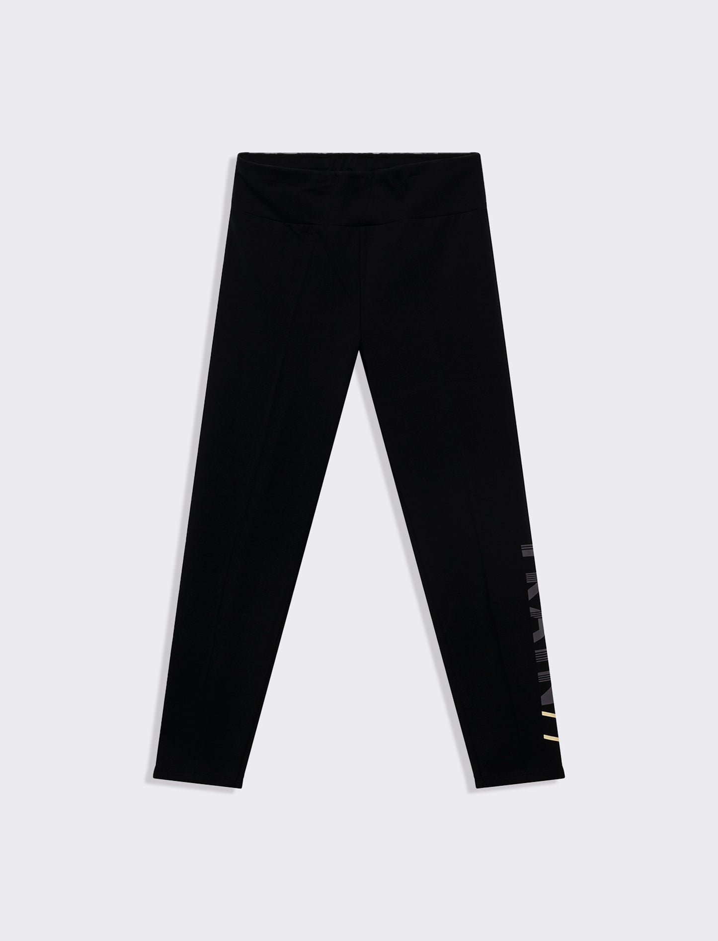 Woman's high-waisted printed leggings - 