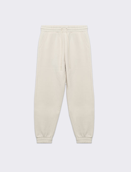 Woman's basic jogger pants for everyday comfort - Beige