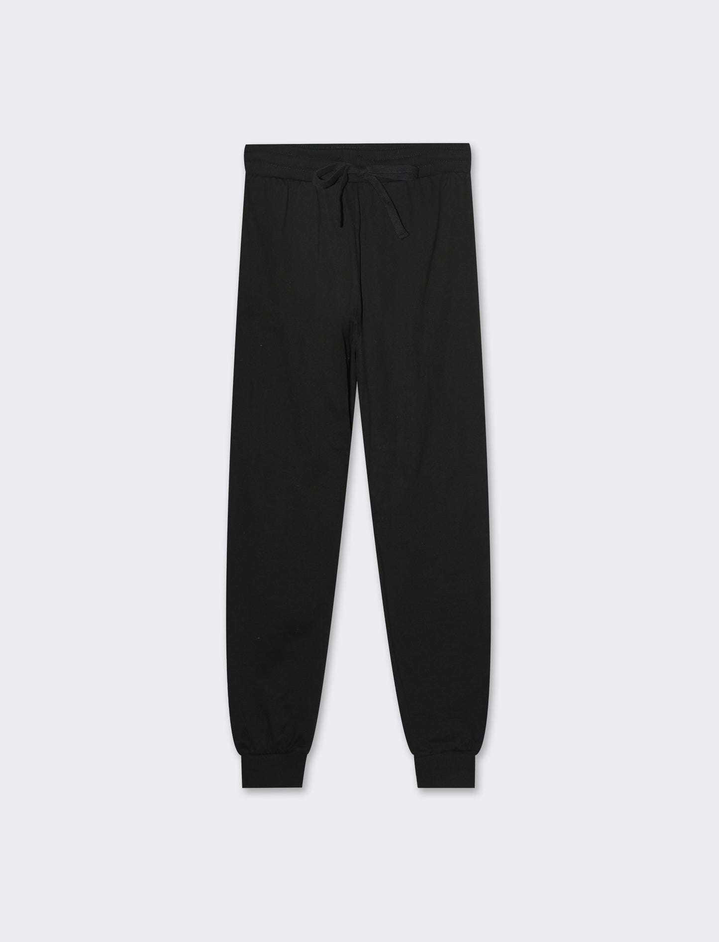 Jogger basico con tasche verticali da donna - Nero