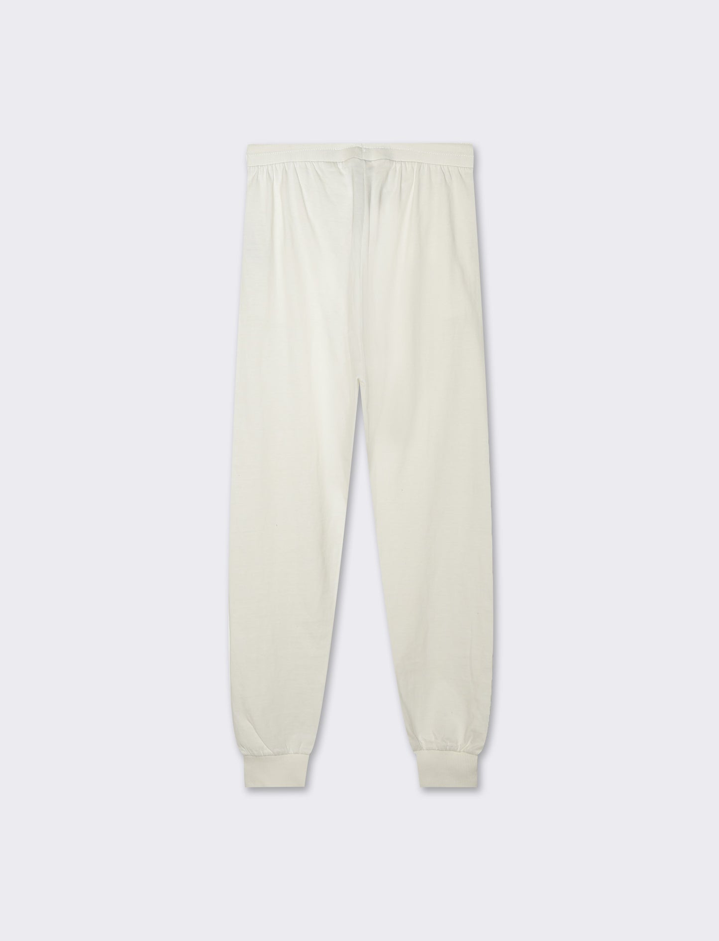 Woman's basic joggers with vertical front pockets - Beige
