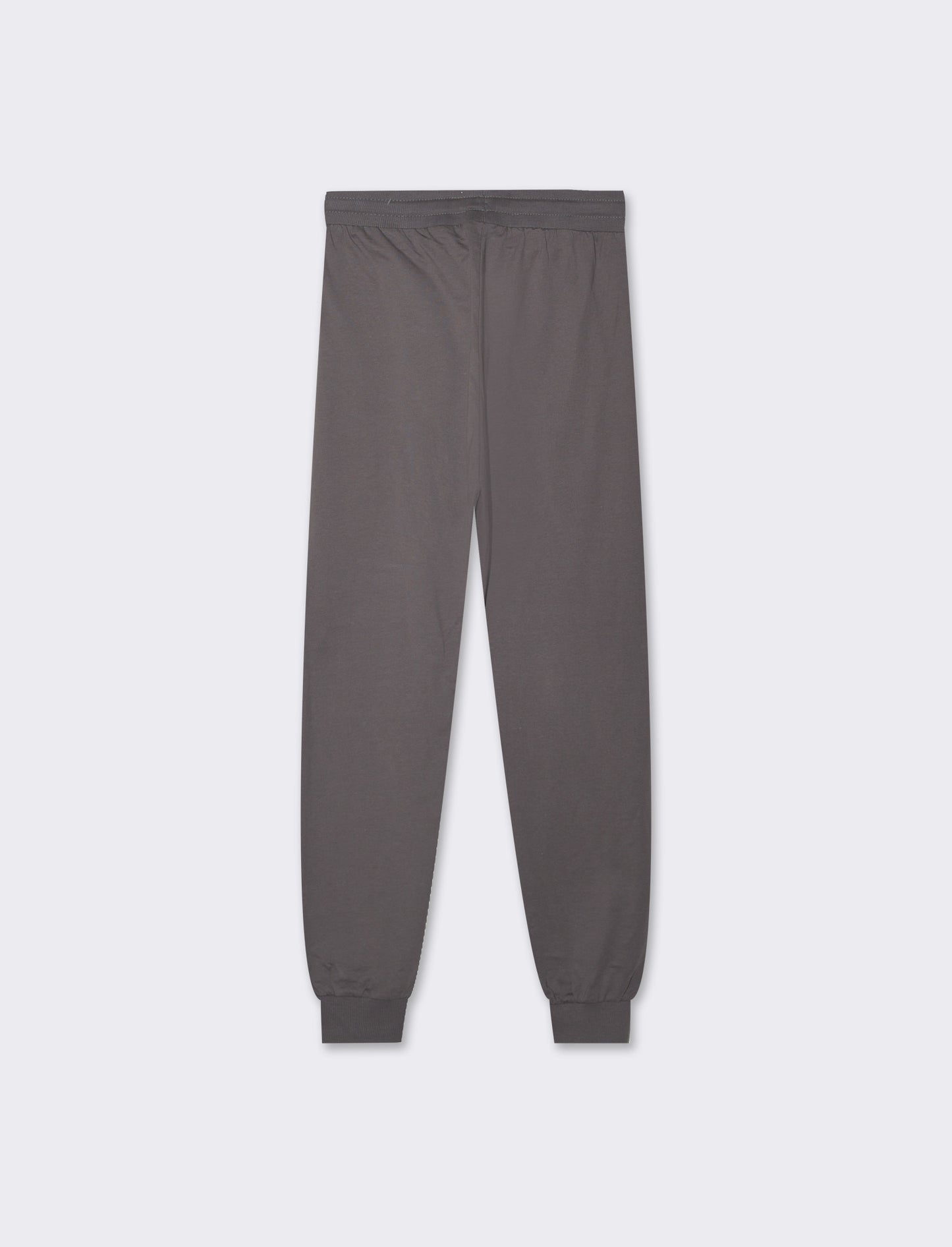 Woman's basic joggers with vertical front pockets - Grey