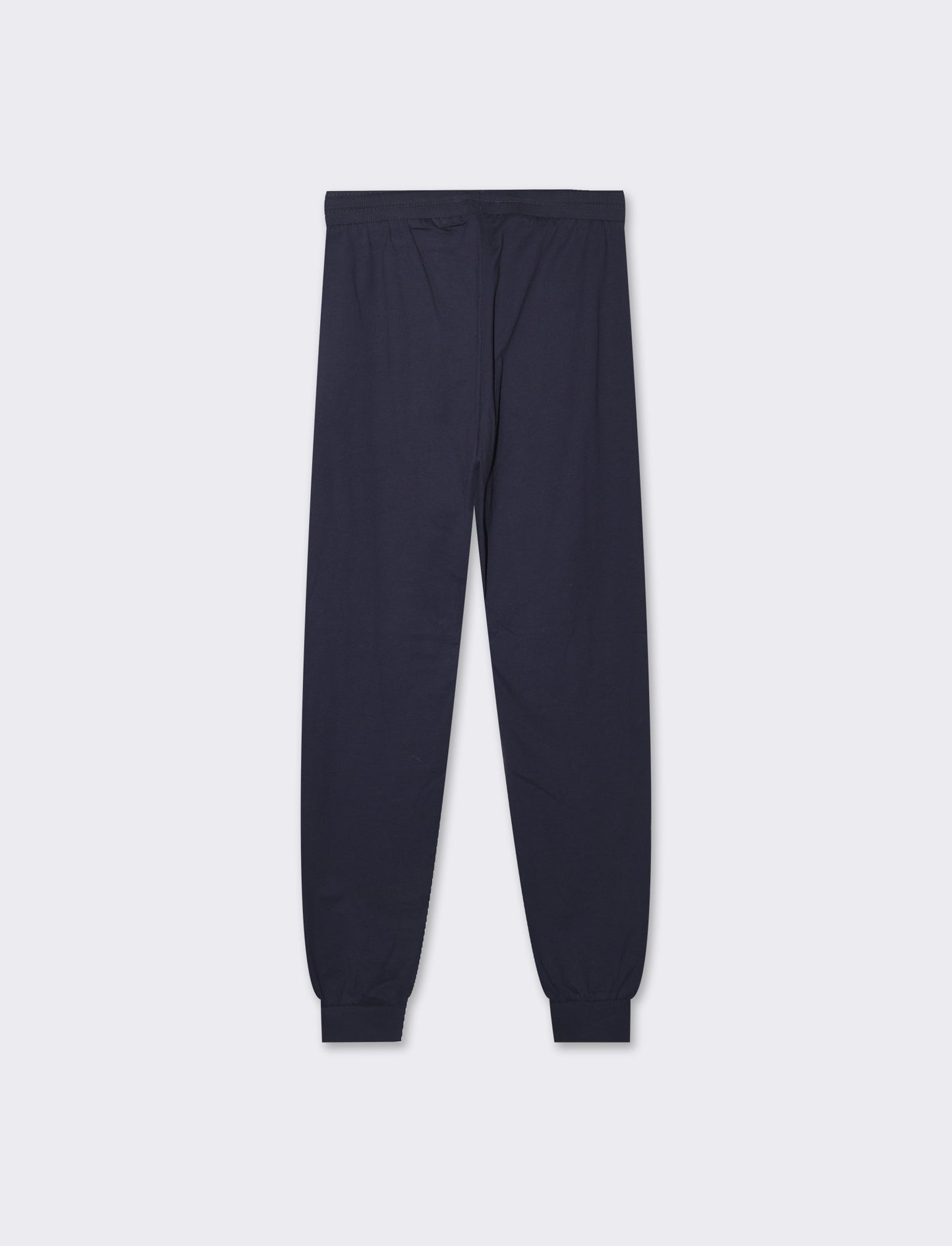 Woman's basic joggers with vertical front pockets - Blue