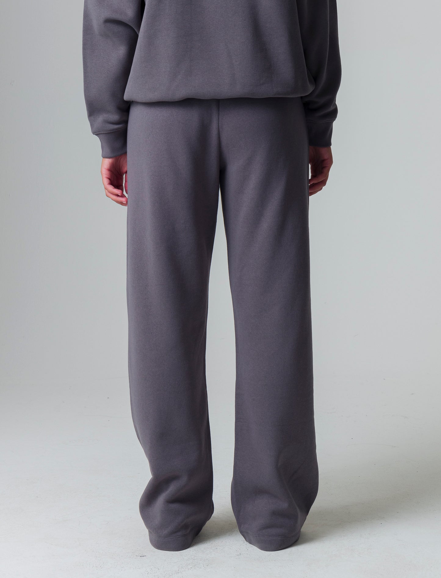 Jogger basico flare da donna - Grigio piombo