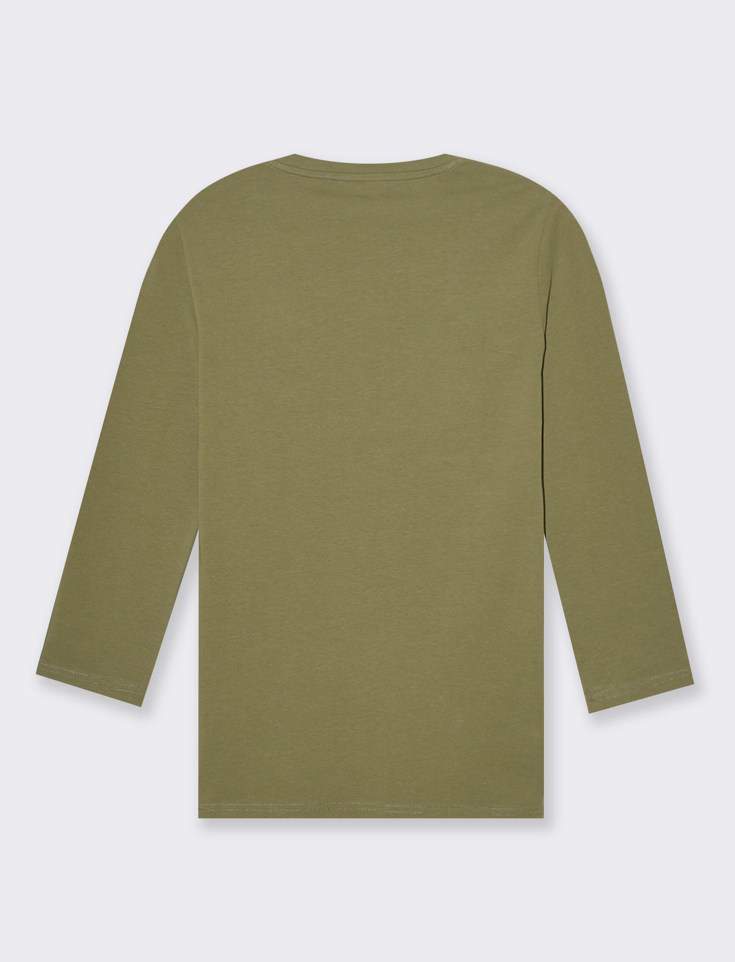 T-shirt basica scollo a v da donna - Kaky 1