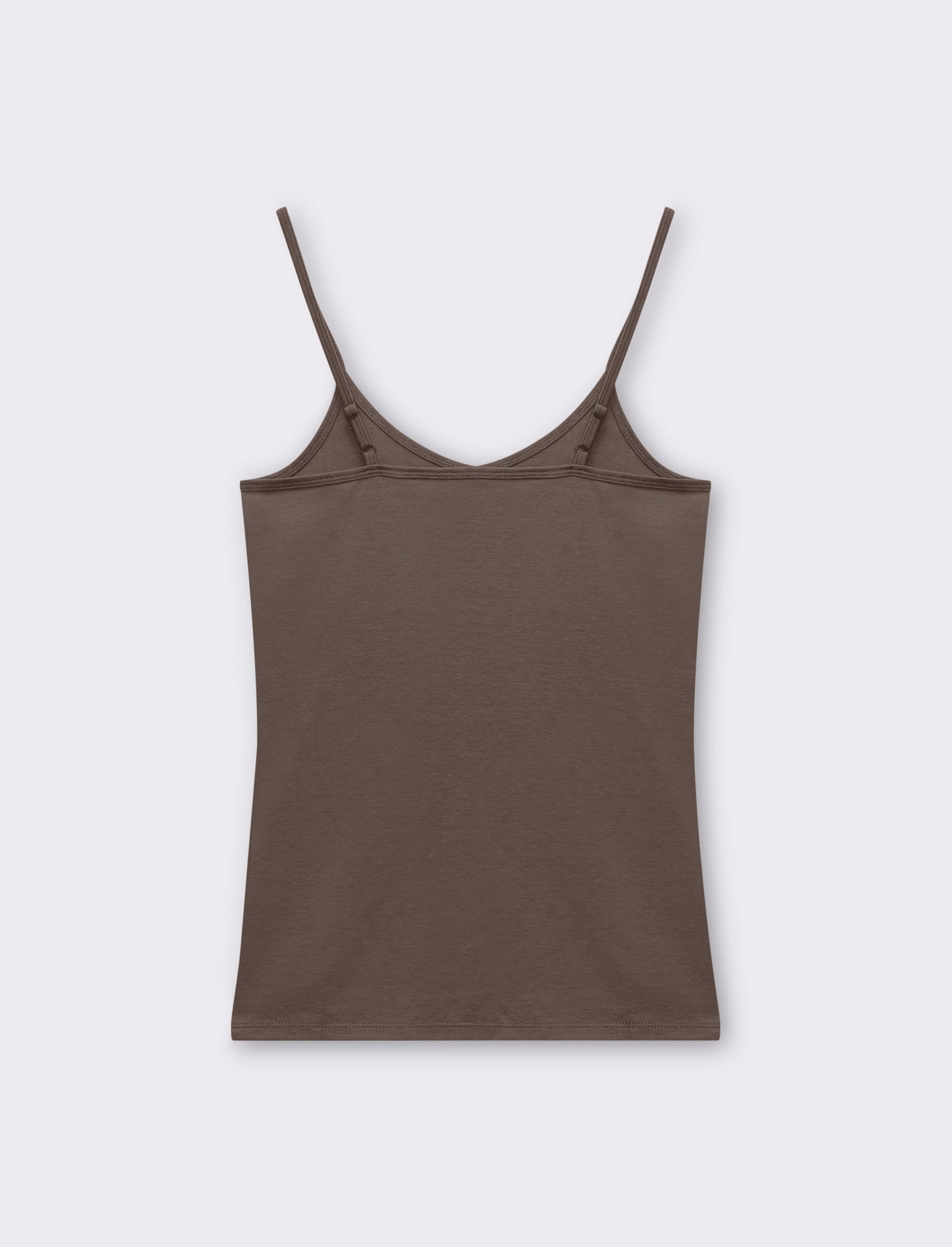 Top basico con scollo a v da donna - Verde salvia