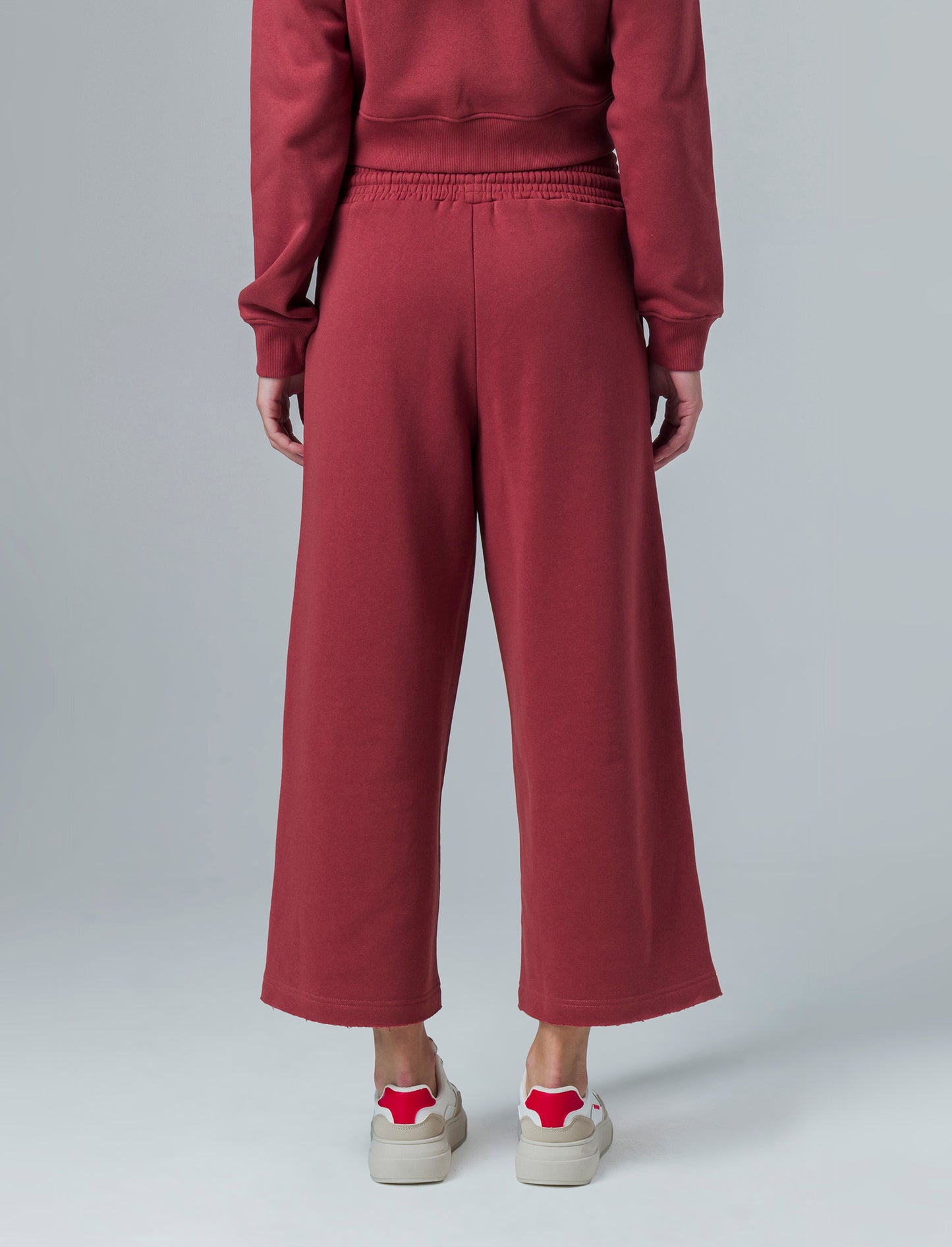 Jogger modello culotte da donna - Rosso mattone