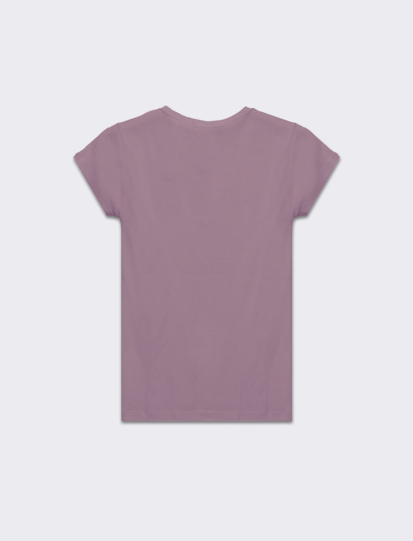 Woman's basic v-neck t-shirt - Purple
