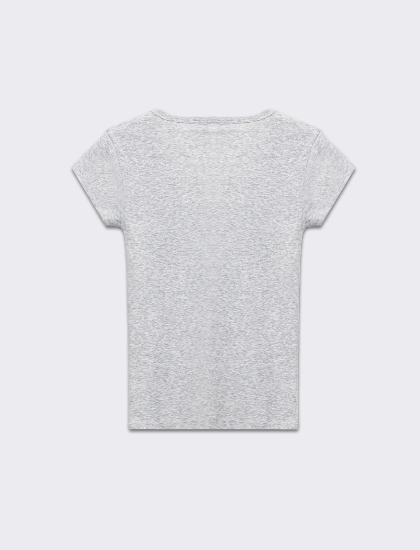 Woman's basic v-neck t-shirt - Grey
