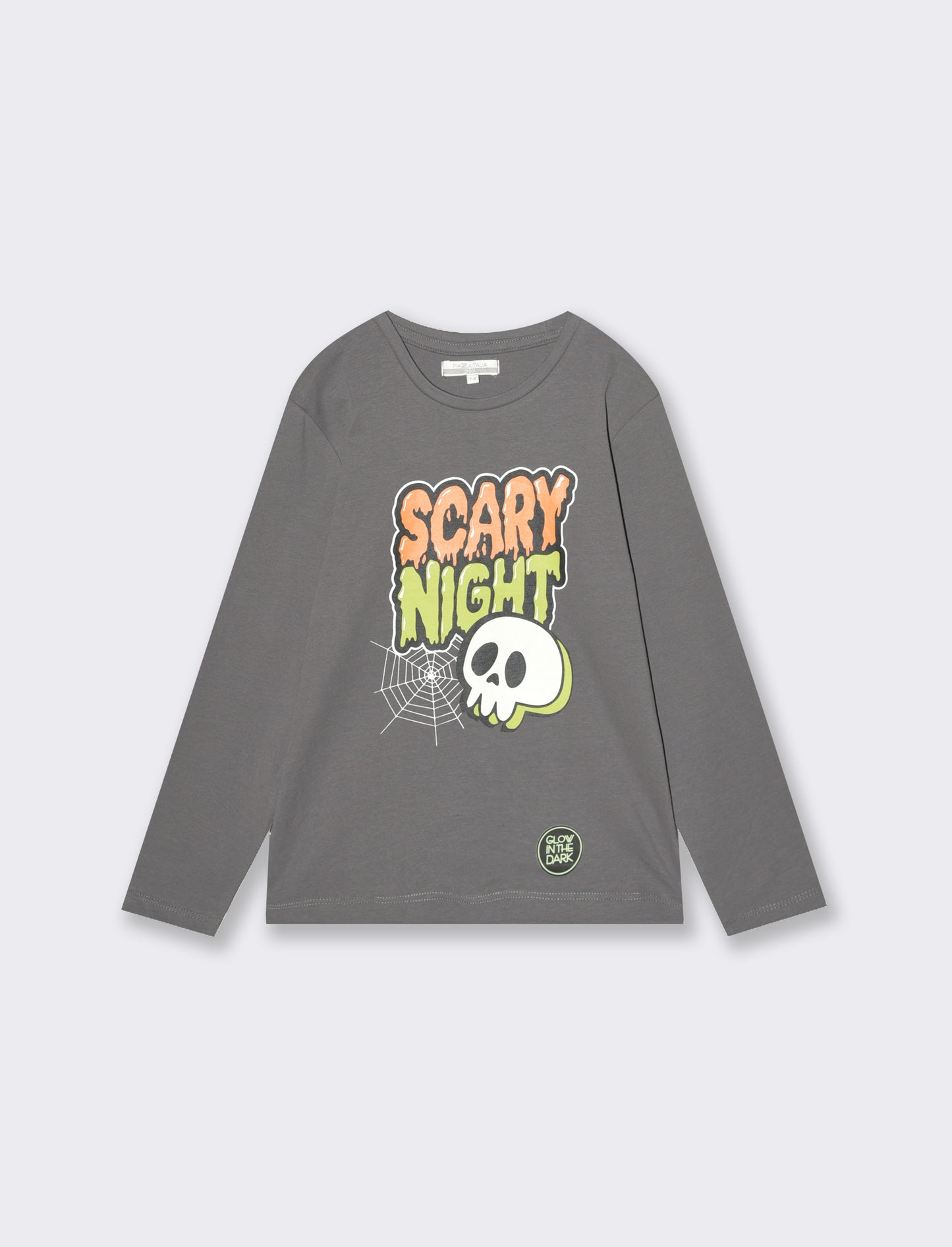 T-shirt Halloween da bambino - Grigio antracite