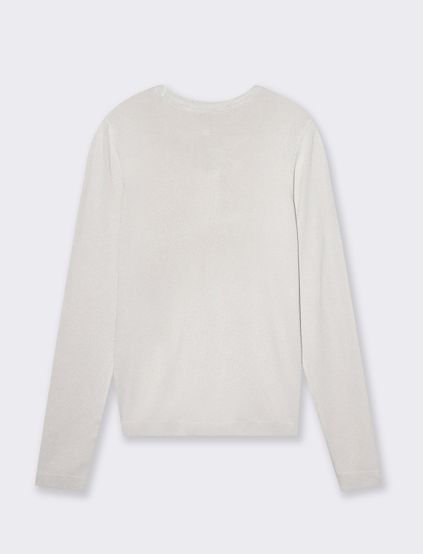 Woman's basic crew neck t-shirt - Beige