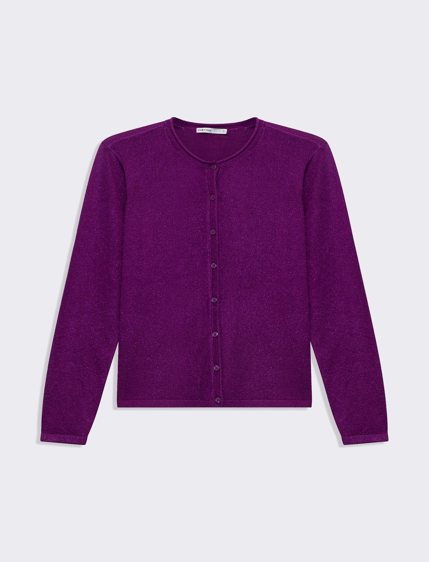 Woman's long sleeve cardigan for men - Purple
