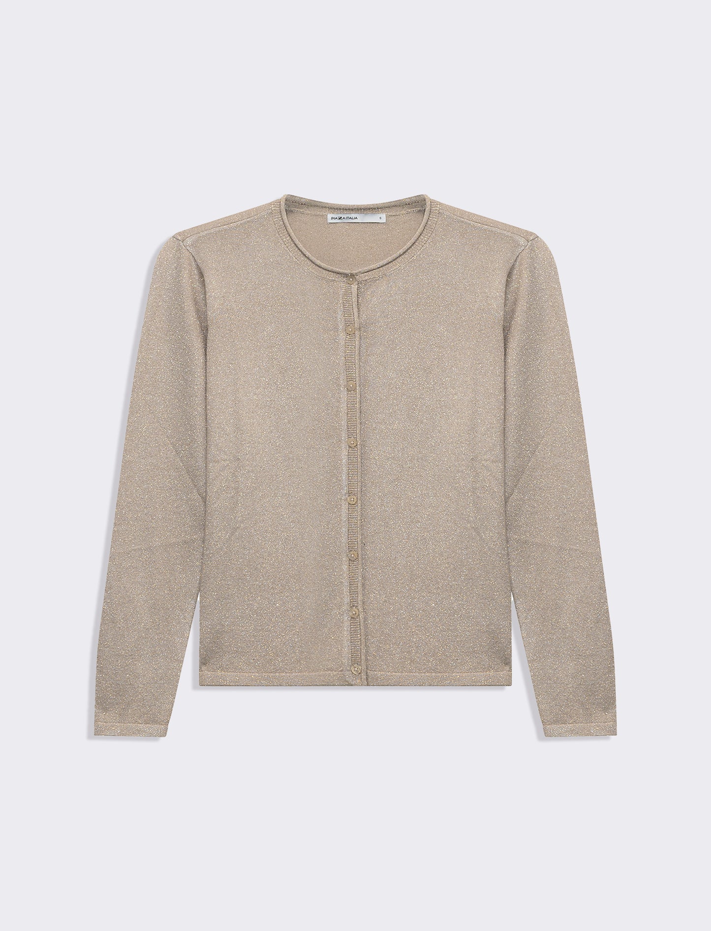 Woman's long sleeve cardigan for men - Beige