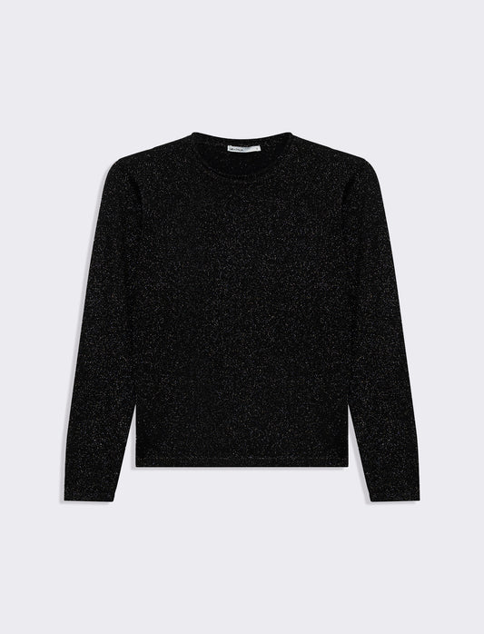 Maglia manica lunga da donna - Nero