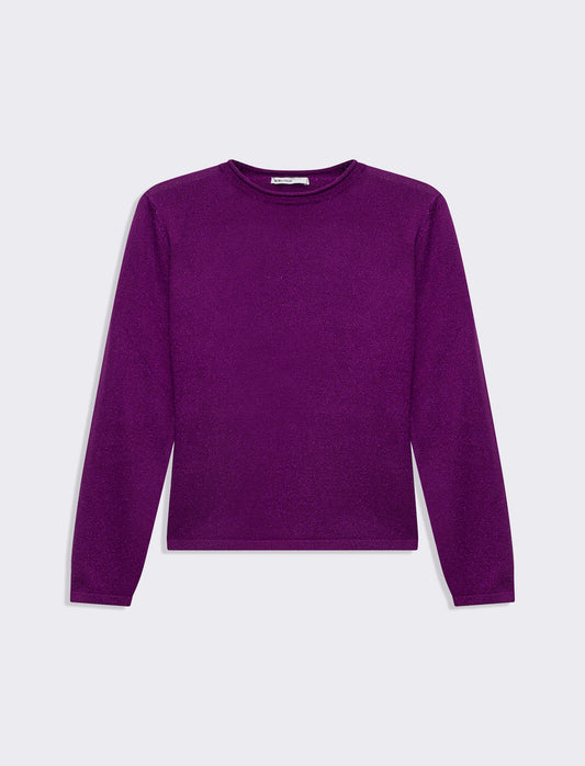 Maglia manica lunga da donna - Viola