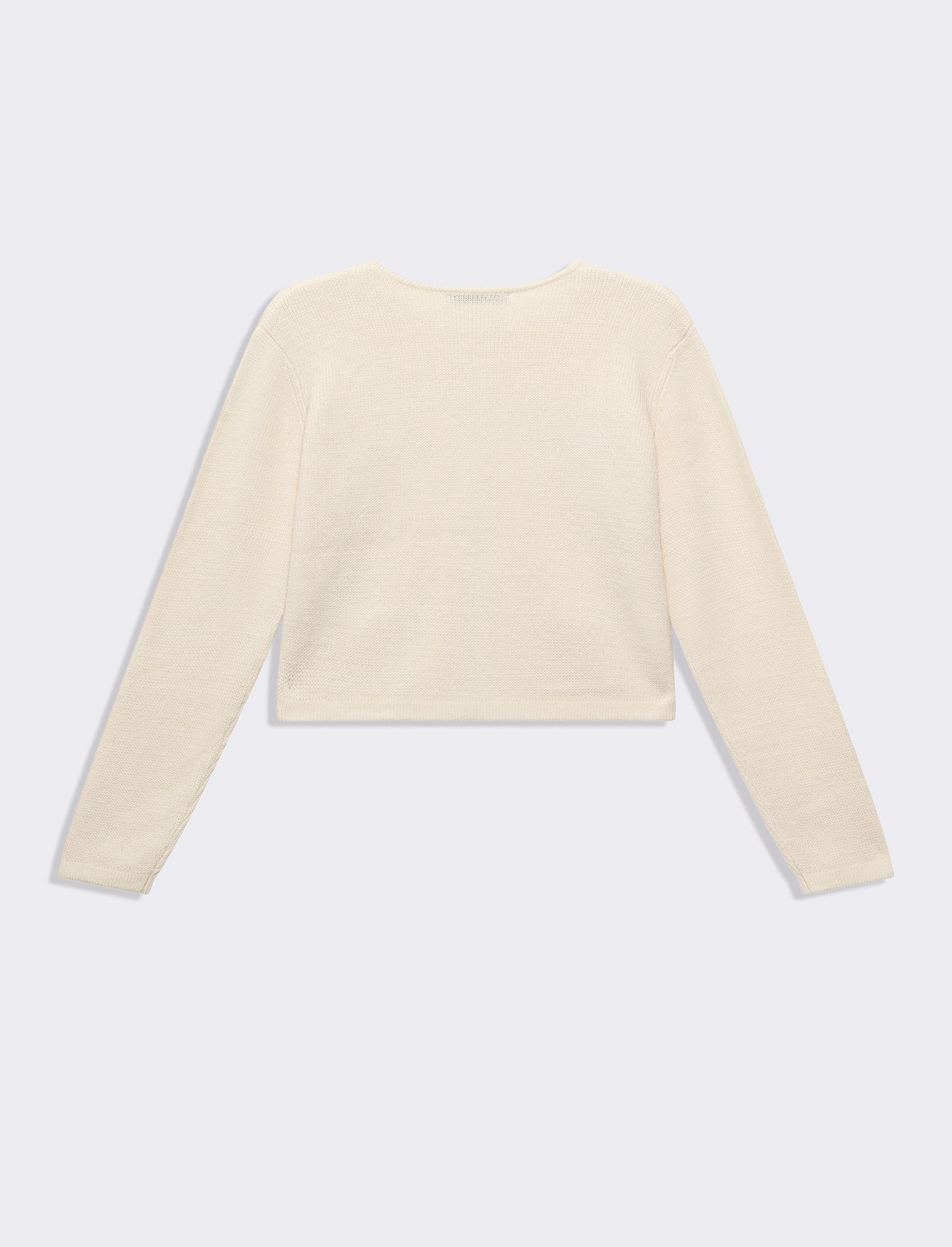 Cardigan con tasche da donna - Avorio